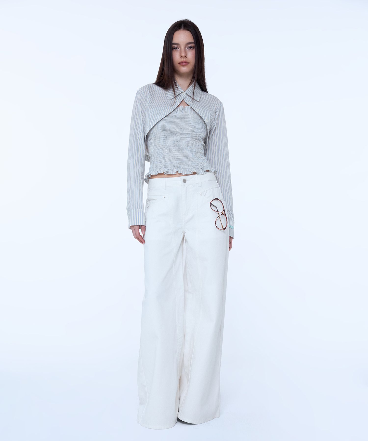[INSTANTFUNK] COTTON LINE PANTS /追跡付 INSTANTFUNK] COTTON LINE PANTS /追跡付 INSTANTFUNK