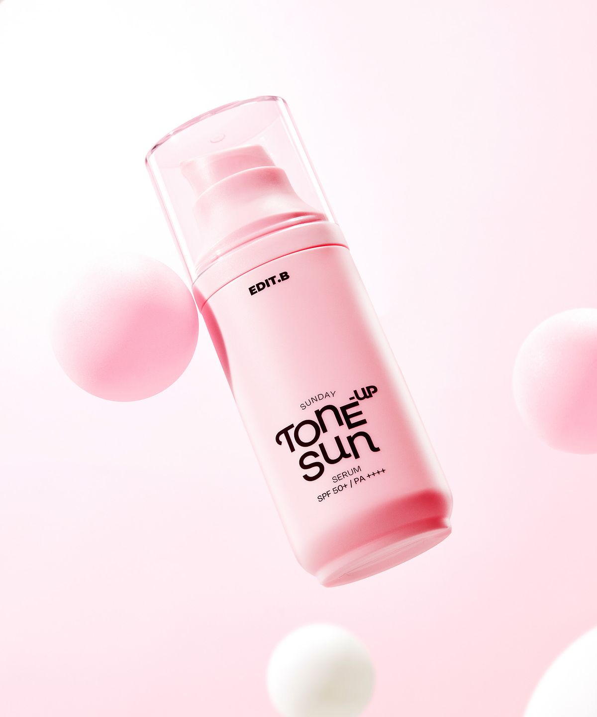 에딧비(EDITB) 선데이 핑크 톤업 선 세럼 55ml [SPF50+/PA++++]
