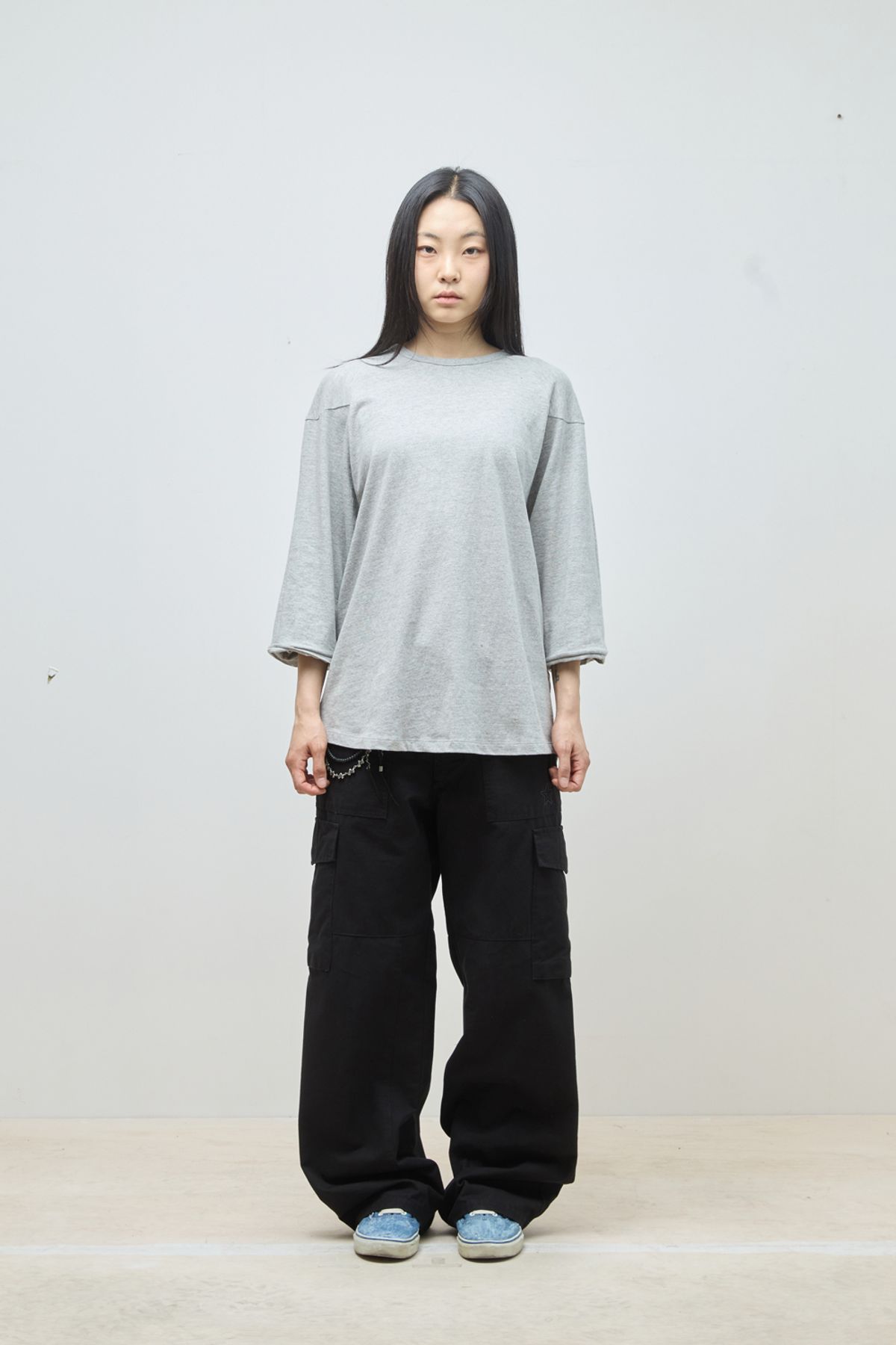 해칭룸(HATCHINGROOM) Seven Cut Tee M.Grey
