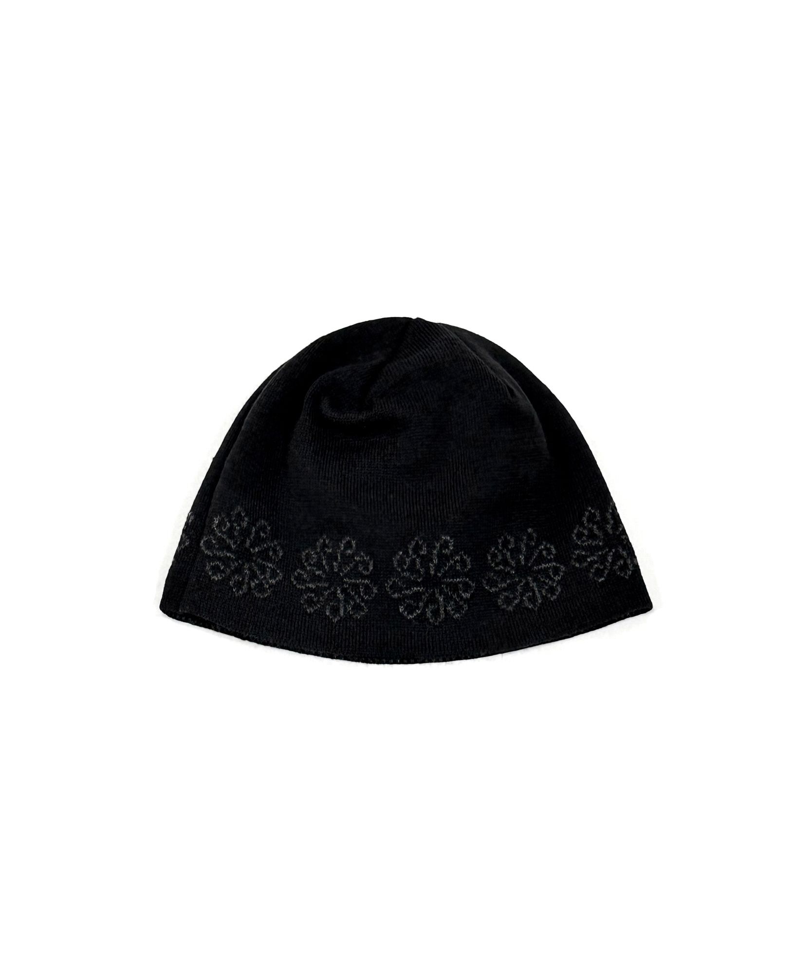 MUSINSA | 9999ARCHIVE Linking Flower Jacquard Beanie