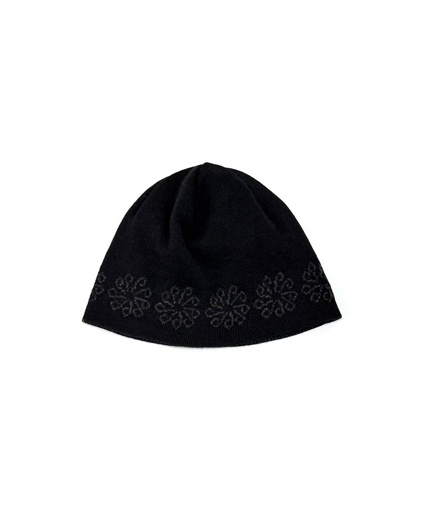 MUSINSA | 9999ARCHIVE Linking Flower Jacquard Beanie
