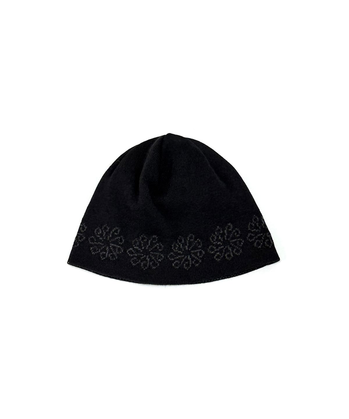 9999아카이브(9999ARCHIVE) Linking Flower Jacquard Beanie