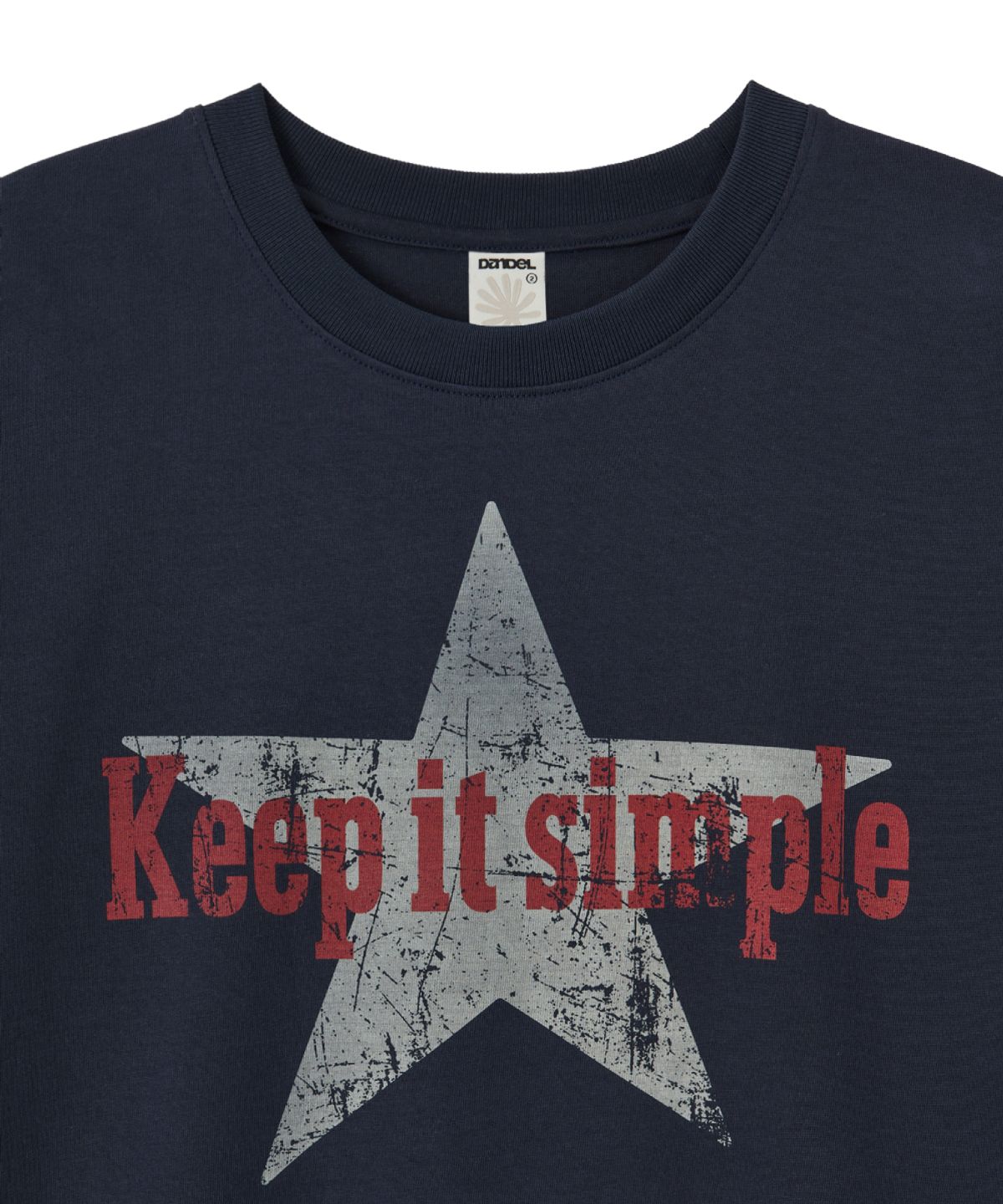 단델(DANDEL) DD keep it simple tee (NAVY)