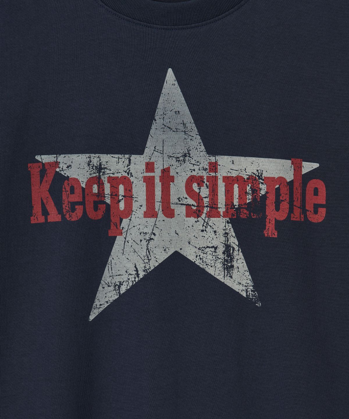 단델(DANDEL) DD keep it simple tee (NAVY)