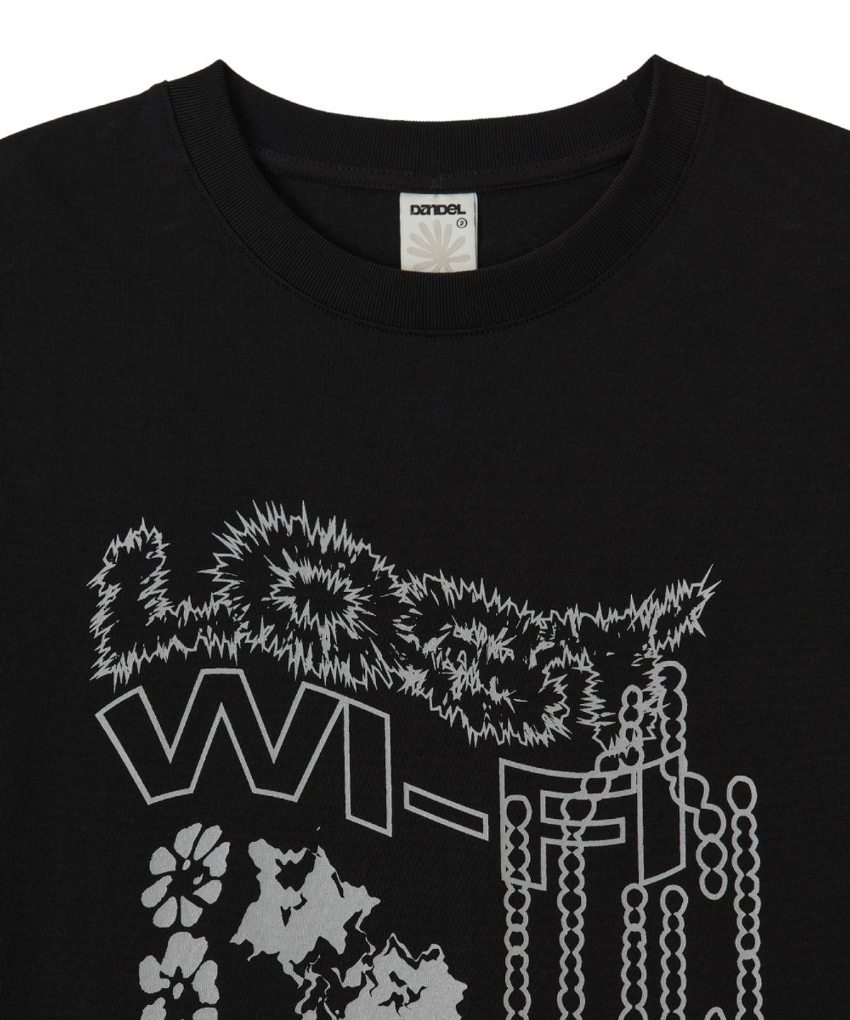 단델(DANDEL) DD lost wifi tee (BLACK)