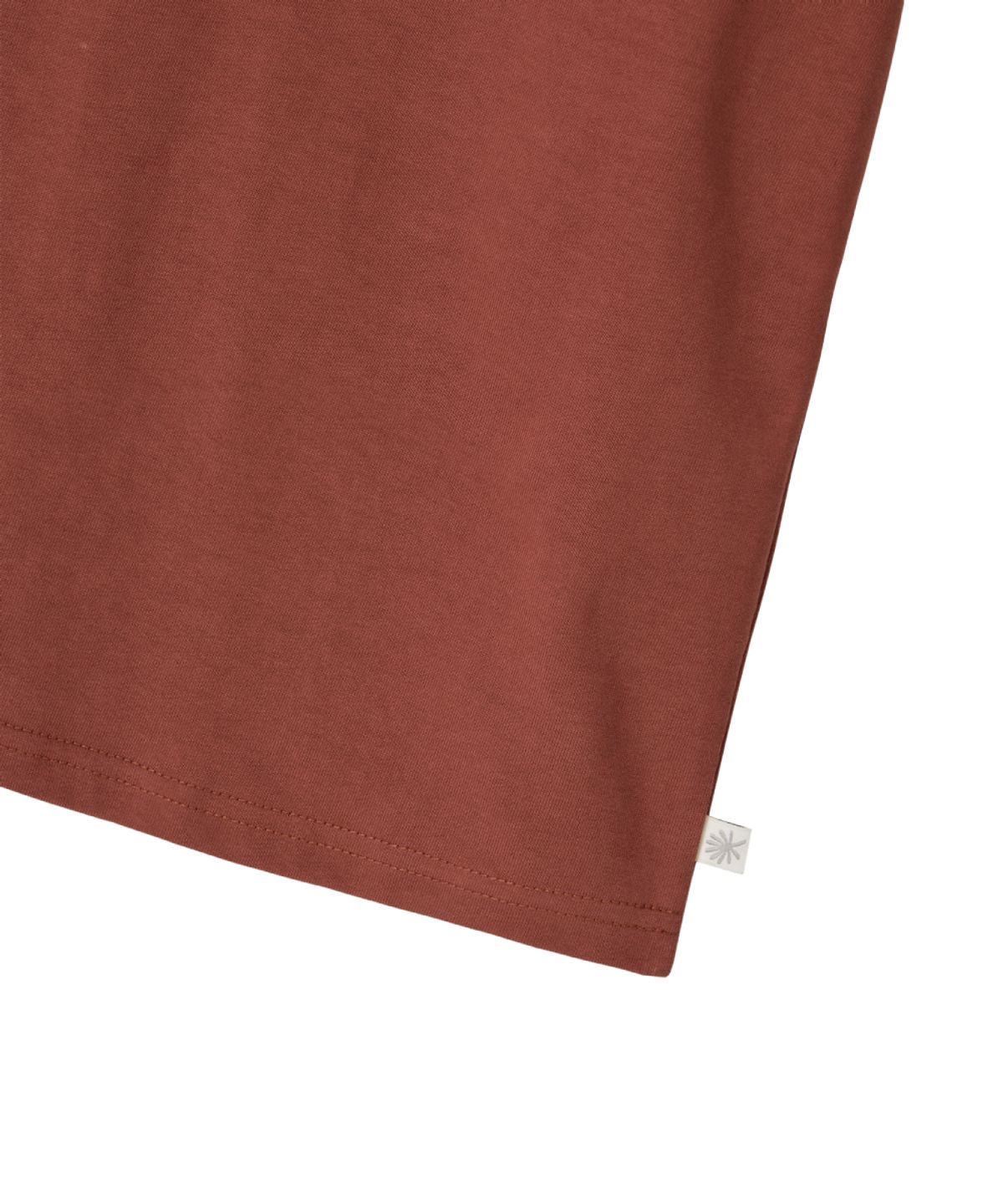 단델(DANDEL) DD 92 cracked ringer tee (RED)