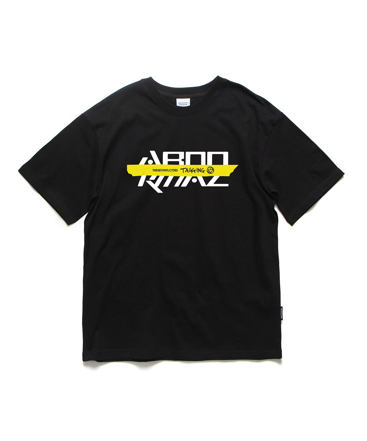 앱놀머씽(ABNORMALTHING) 태깅 티셔츠 화이트 (TAGGING T-SHIRT WHITE)
