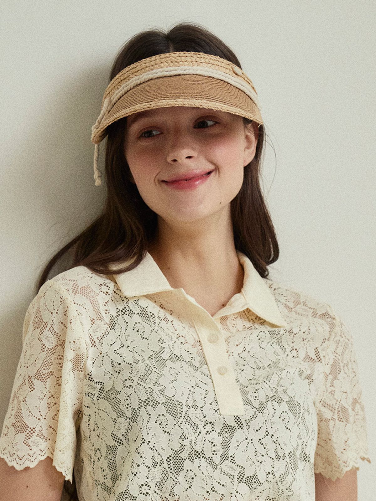 메르헨(MERCHEN) Joel rope sun visor_2color