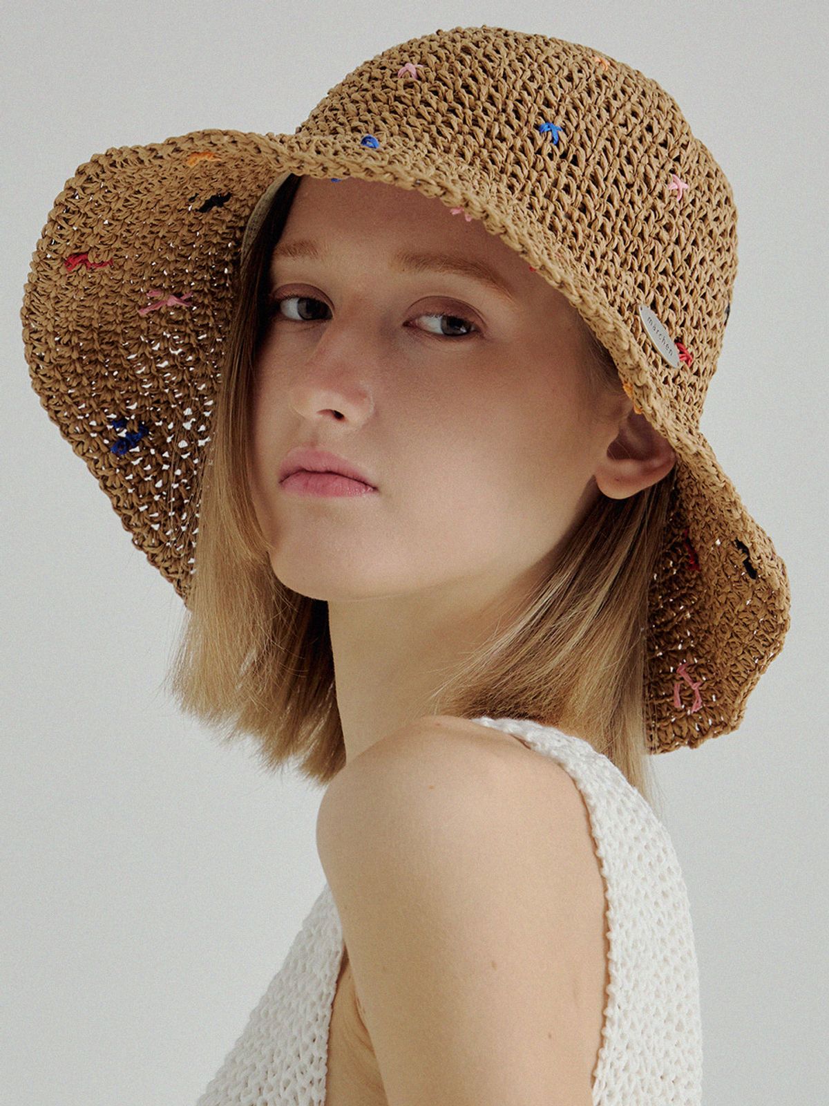 메르헨(MERCHEN) Yumi bucket hat_2color
