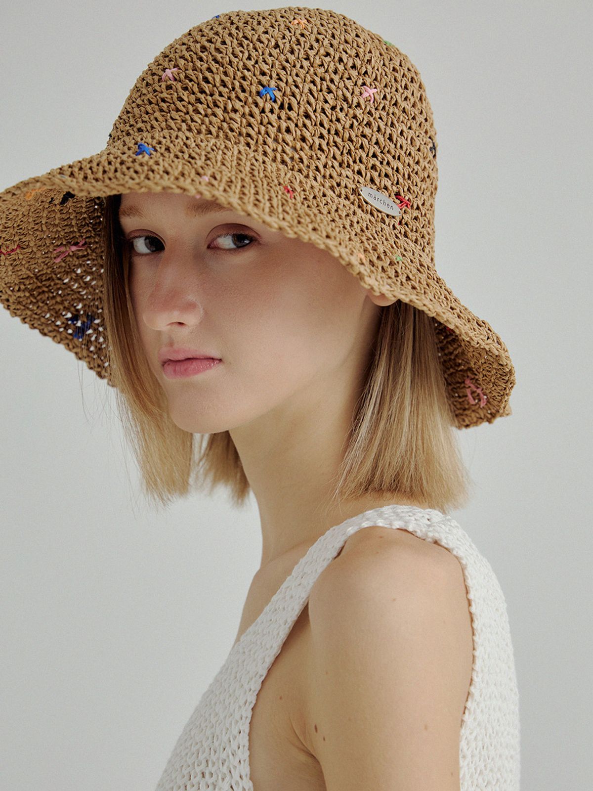 메르헨(MERCHEN) Yumi bucket hat_2color