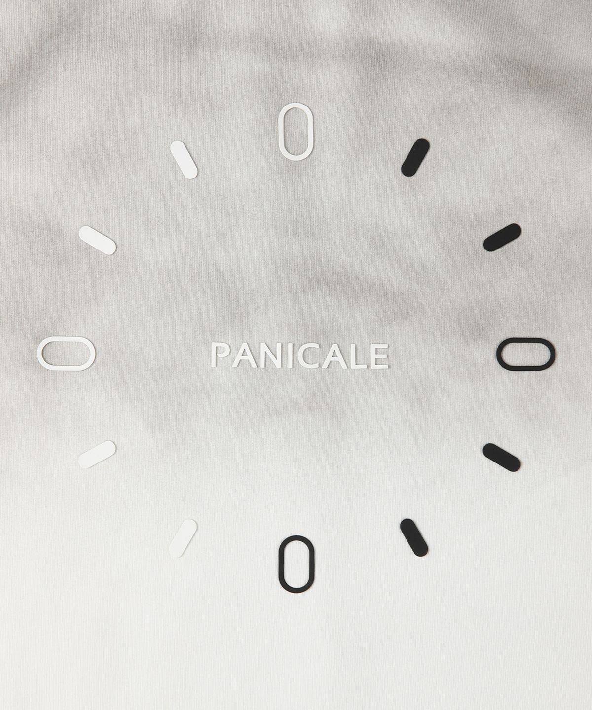 빠니깔레(PANICALE) 그레이 그라데이션 로고 반팔 티셔츠