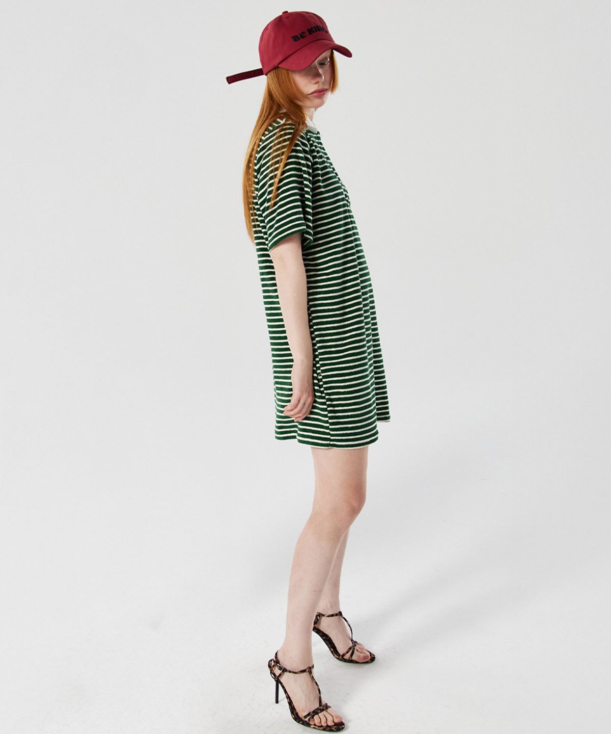 알엠알엔(RMRN) R STRIPE TERRY ONEPIECE