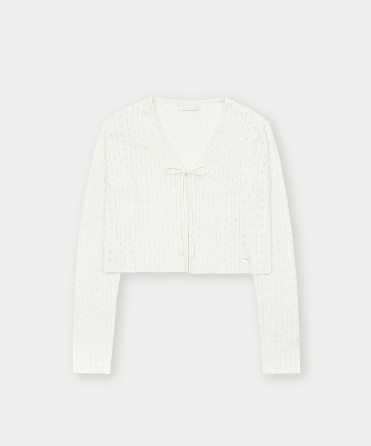 썸웨어버터(SOMEWHEREBUTTER) Sweetie Skashi Cardigan - Ivory