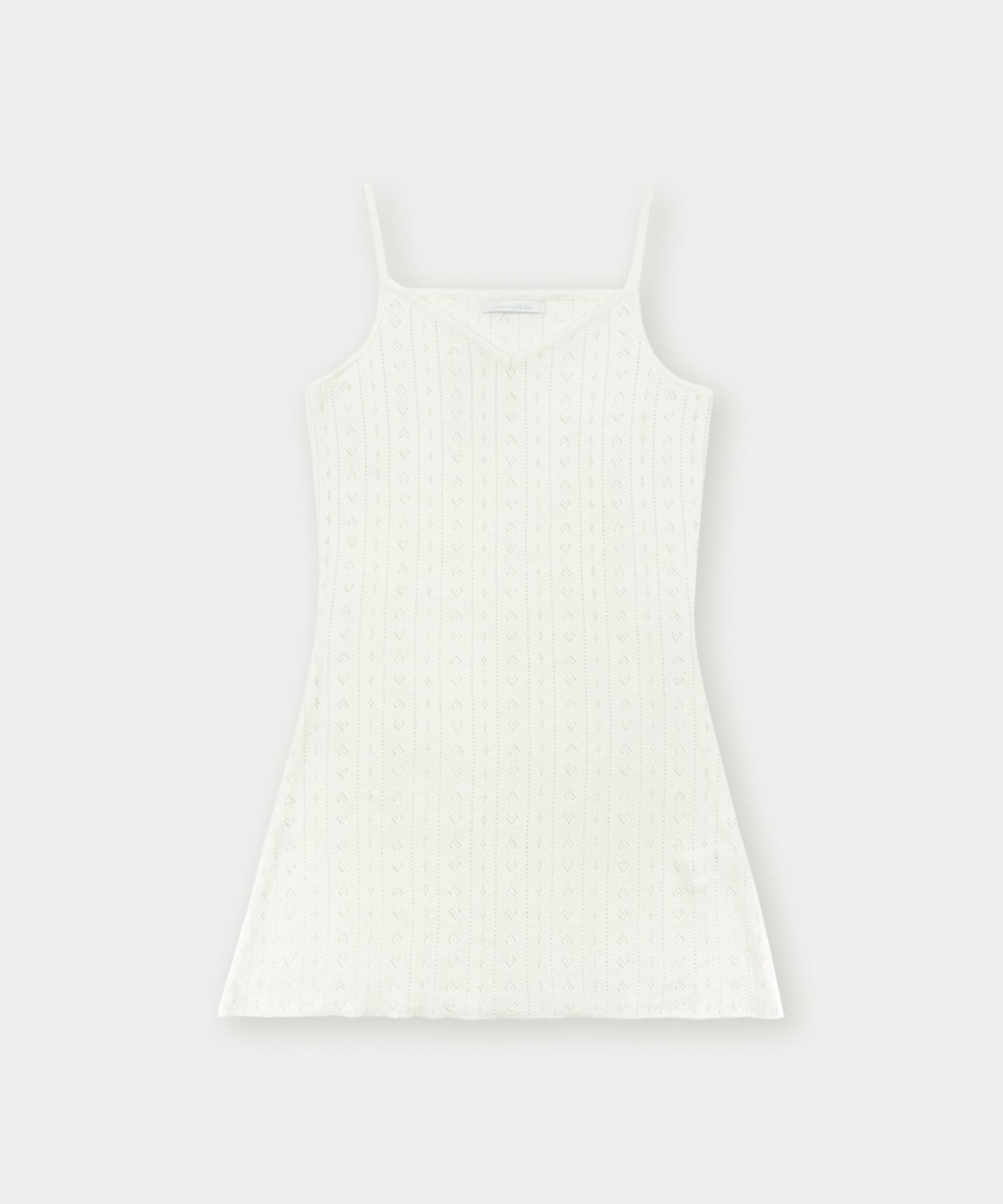 MUSINSA | SOMEWHEREBUTTER Sweetie Skashi Knit Dress - Ivory