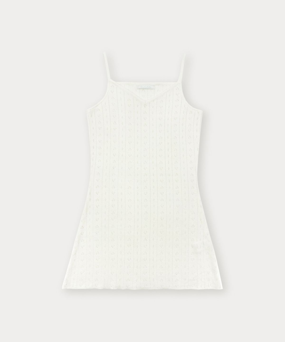 썸웨어버터(SOMEWHEREBUTTER) Sweetie Skashi Knit Dress - Ivory