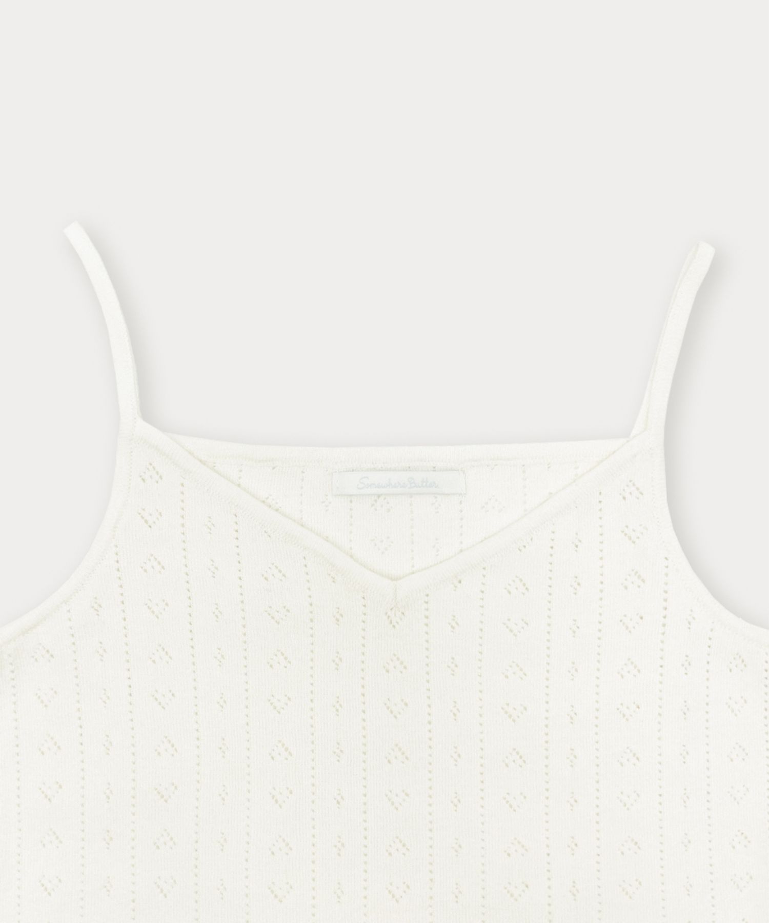 MUSINSA | SOMEWHEREBUTTER Sweetie Skashi Knit Dress - Ivory