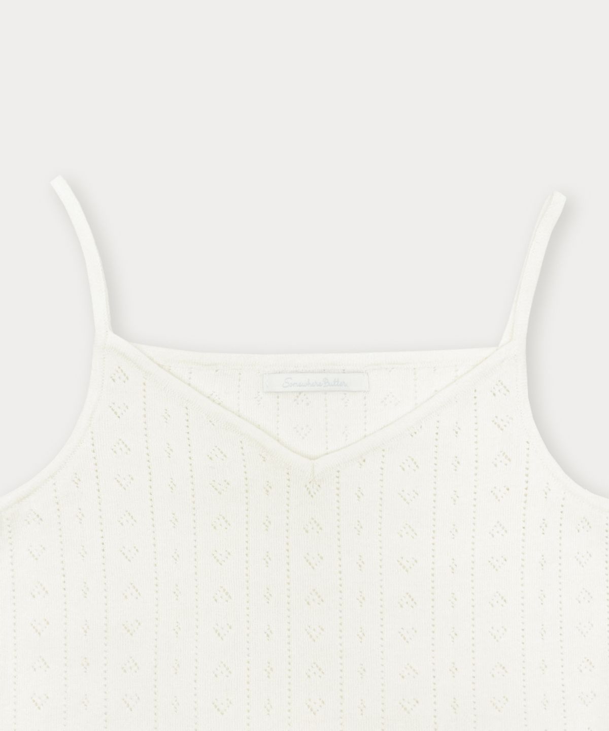 썸웨어버터(SOMEWHEREBUTTER) Sweetie Skashi Knit Dress - Ivory