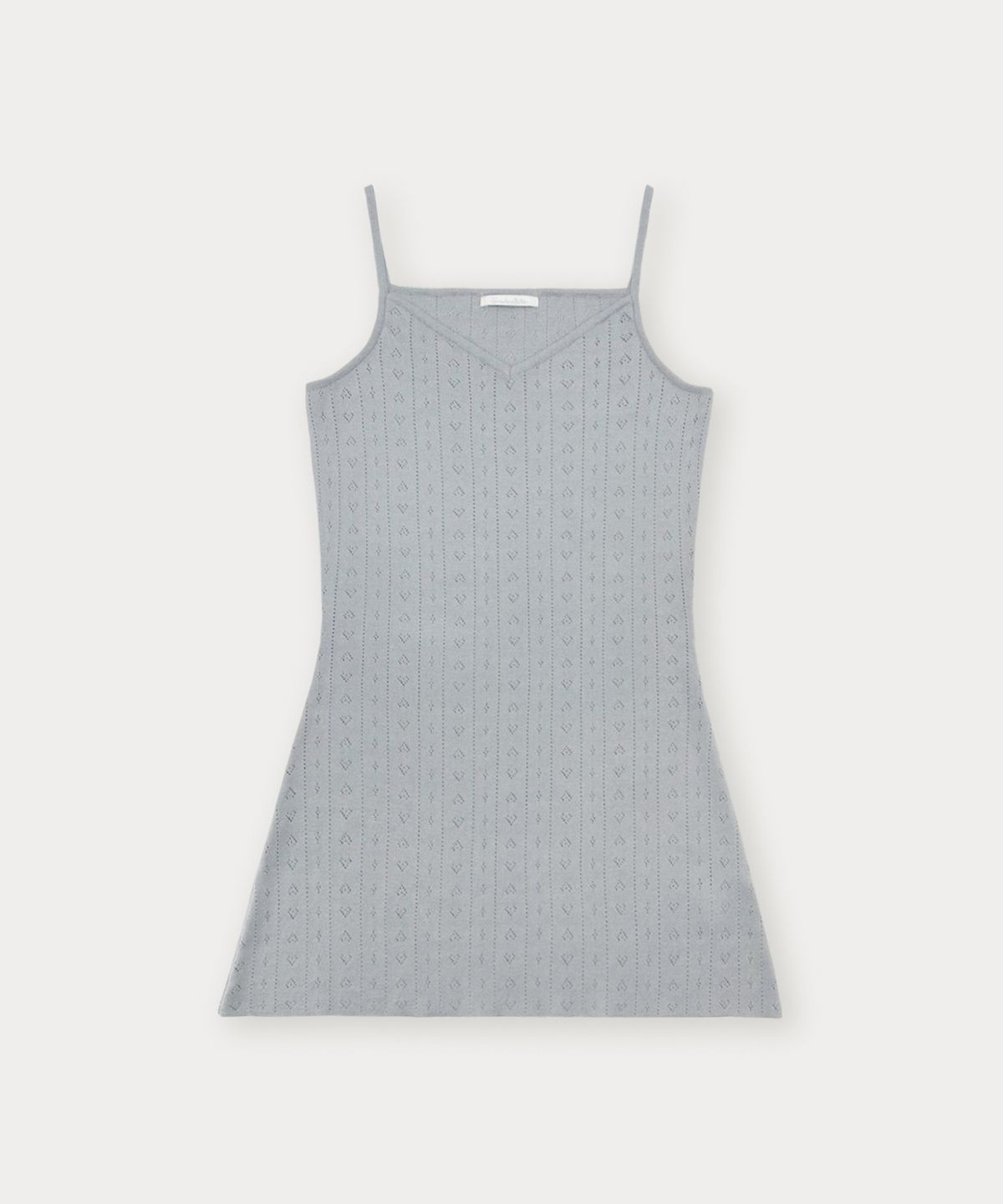 썸웨어버터(SOMEWHEREBUTTER) Sweetie Skashi Knit Dress - Light Blue