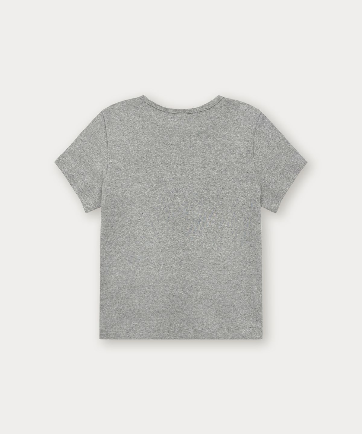썸웨어버터(SOMEWHEREBUTTER) Boucle Shell Logo Top - Grey