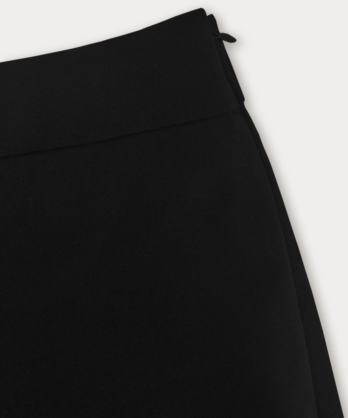썸웨어버터(SOMEWHEREBUTTER) Biker Layered Skirt Pants - Black