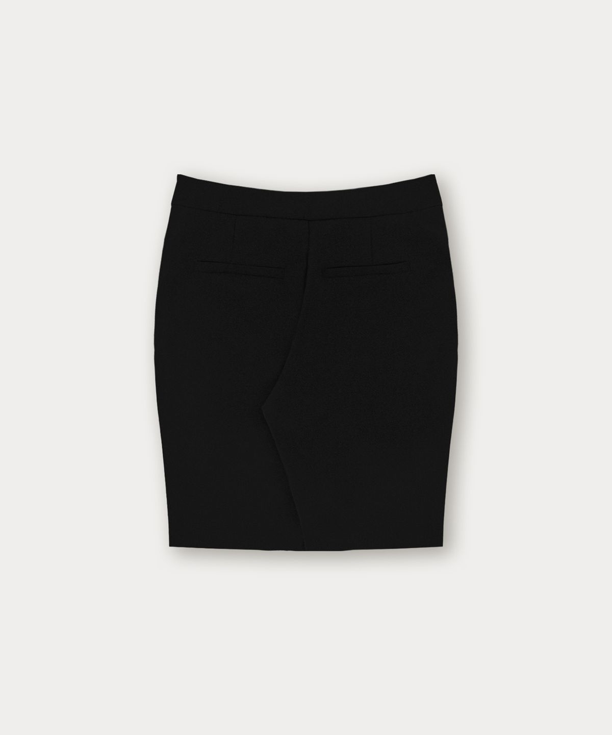 썸웨어버터(SOMEWHEREBUTTER) Biker Layered Skirt Pants - Black