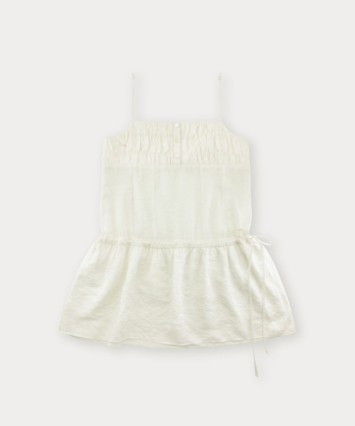 썸웨어버터(SOMEWHEREBUTTER) Melo Mini Dress - Ivory
