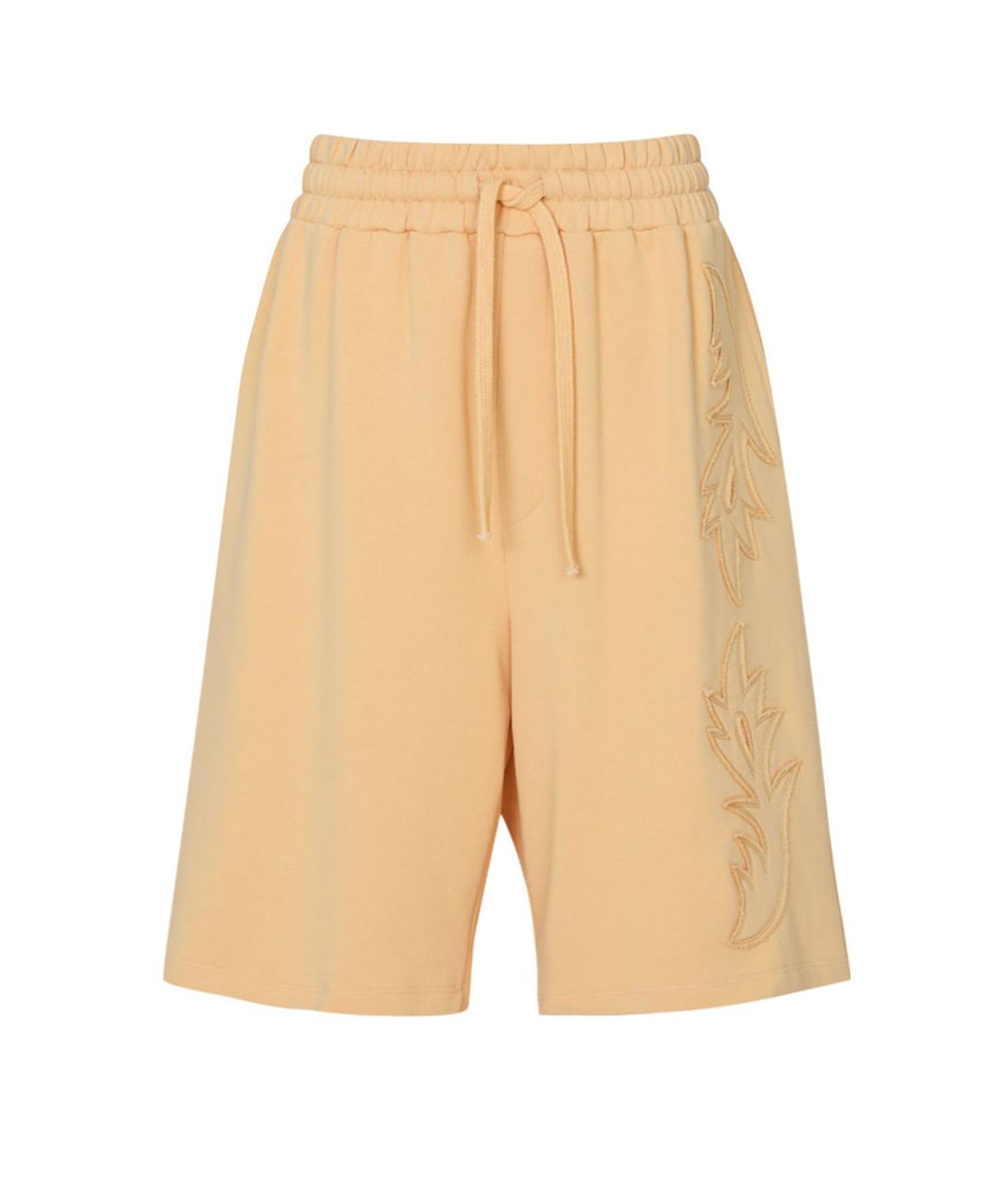 루루서울(LOULOUSEOUL) Western Sweat Shorts (Apricot)