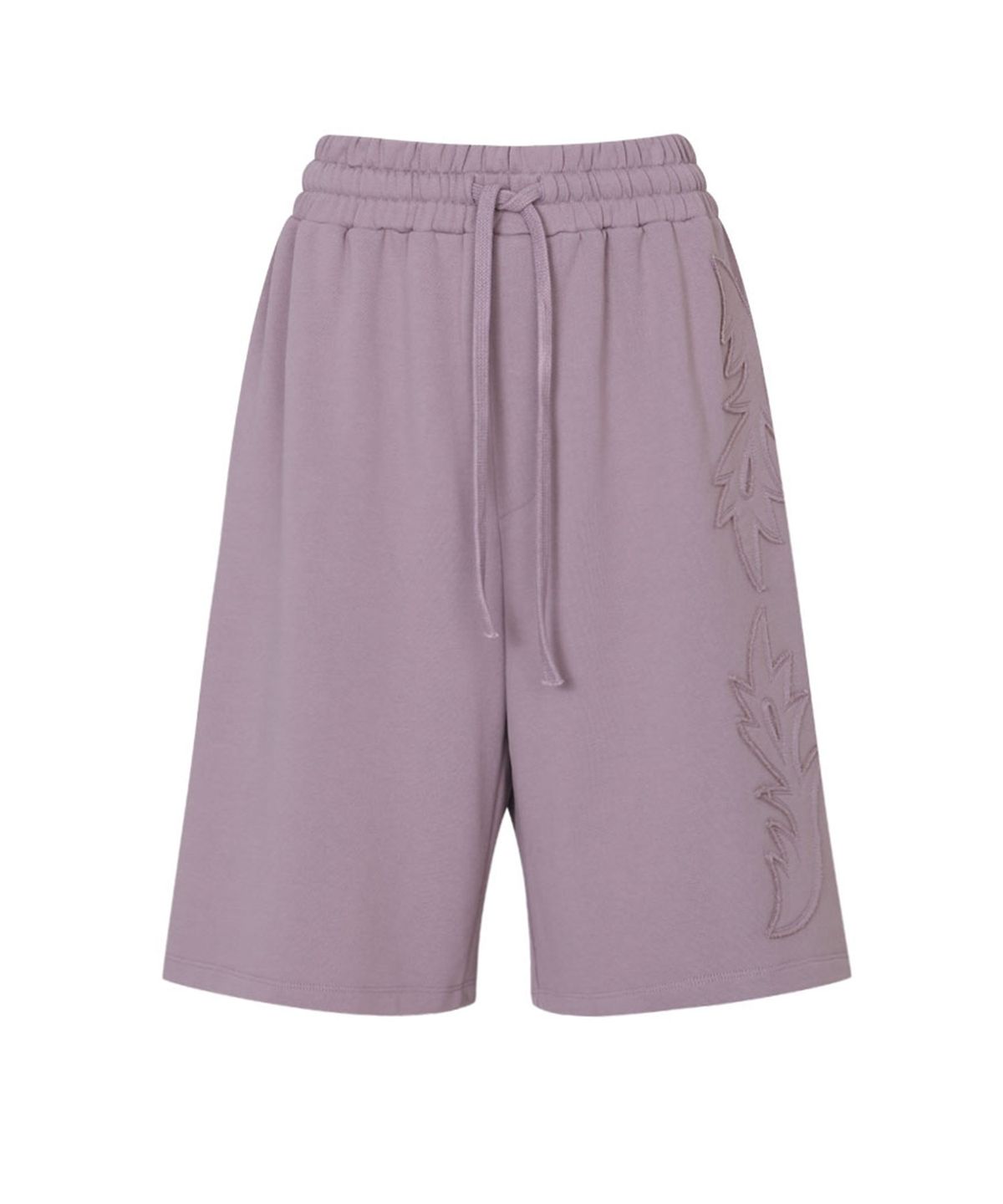 루루서울(LOULOUSEOUL) Western Sweat Shorts (Purple)