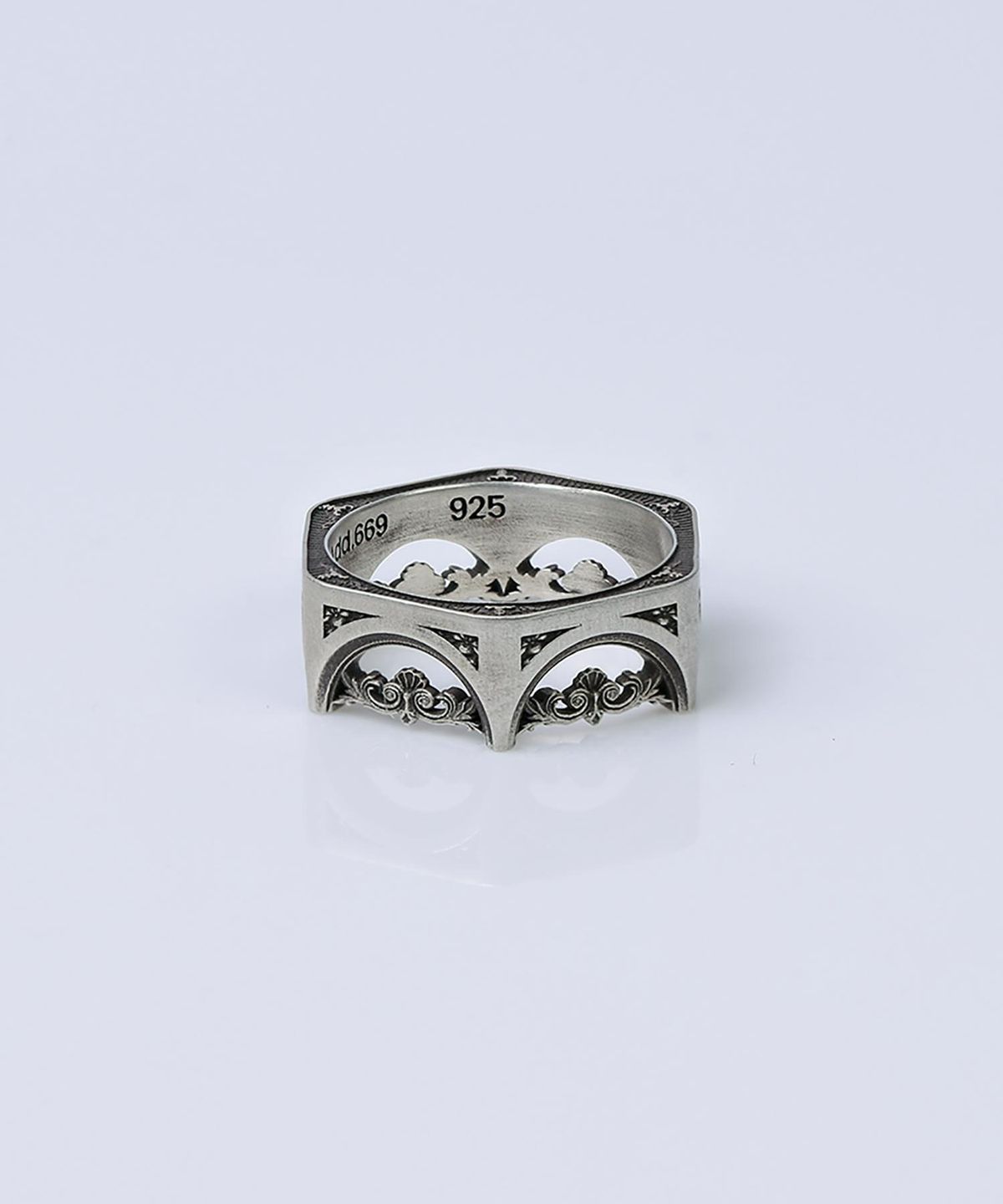 어드레스669(ADDRESS669) STRUCTURE SILVER RING #7