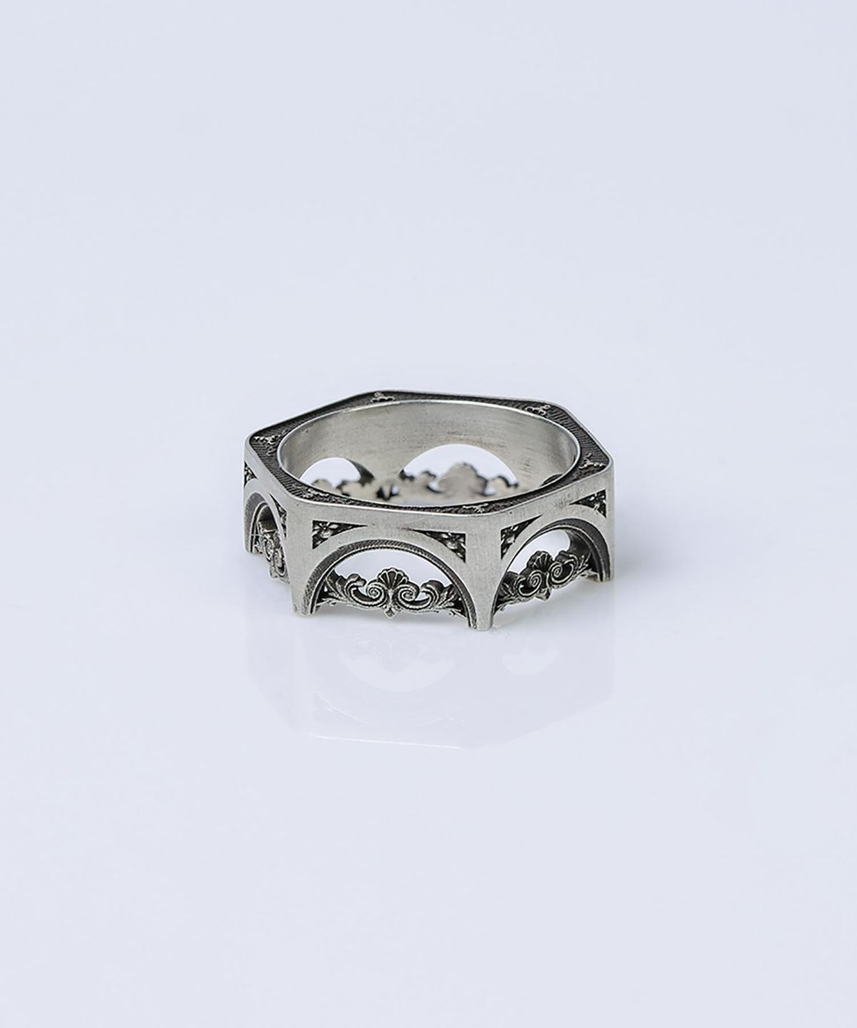 어드레스669(ADDRESS669) STRUCTURE SILVER RING #7