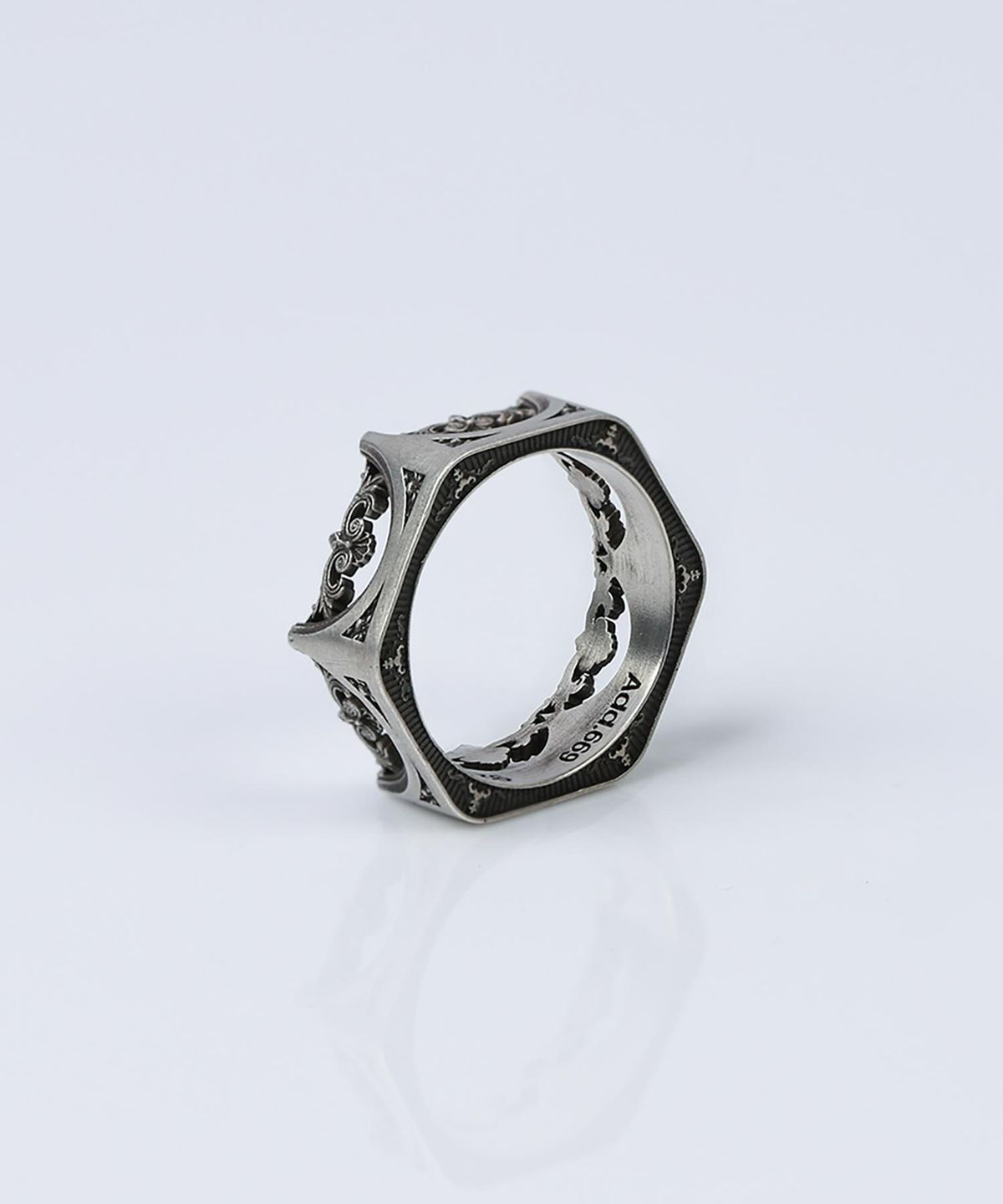 어드레스669(ADDRESS669) STRUCTURE SILVER RING #7
