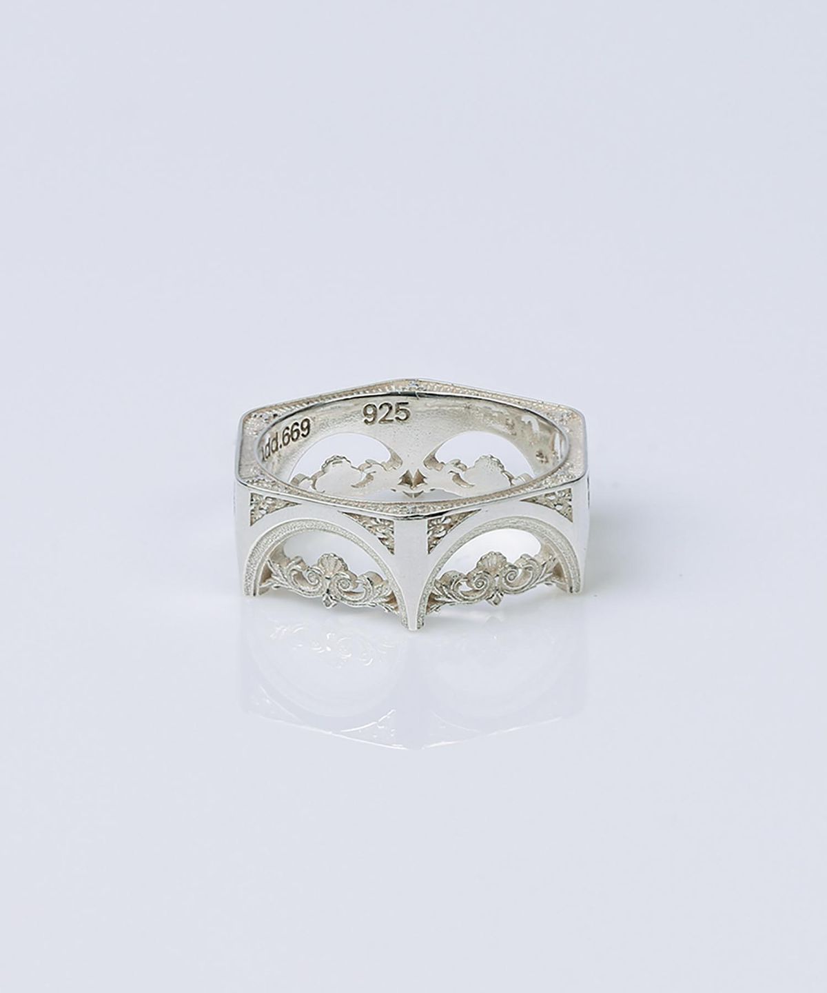 어드레스669(ADDRESS669) STRUCTURE SILVER RING #7W