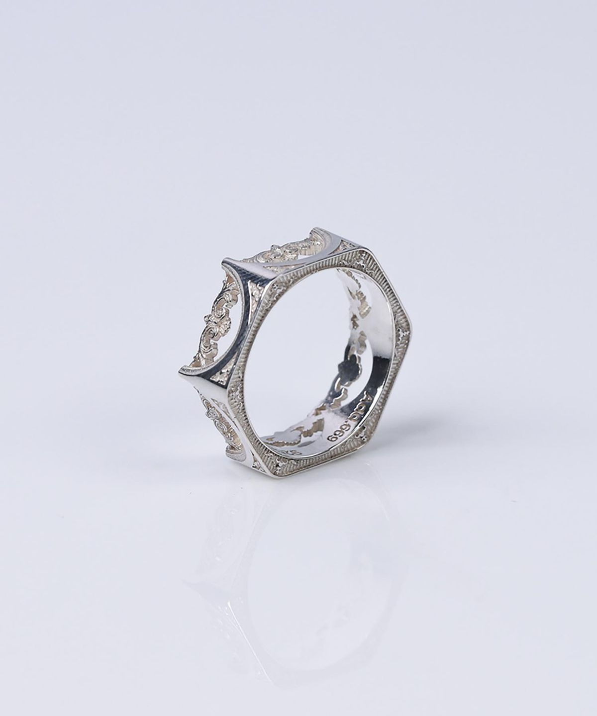 어드레스669(ADDRESS669) STRUCTURE SILVER RING #7W