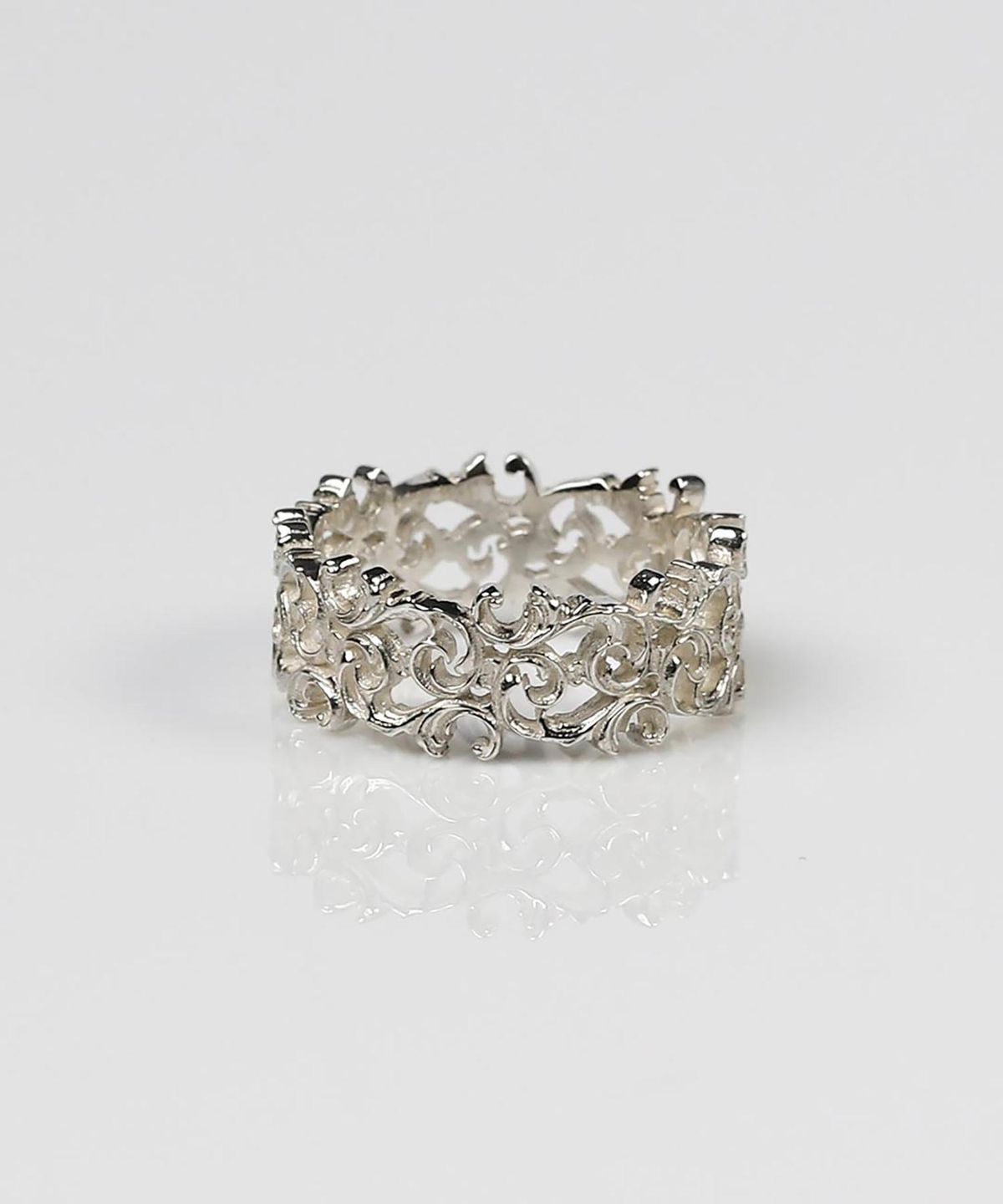 어드레스669(ADDRESS669) Baroque Frame Ring #4_SILVER