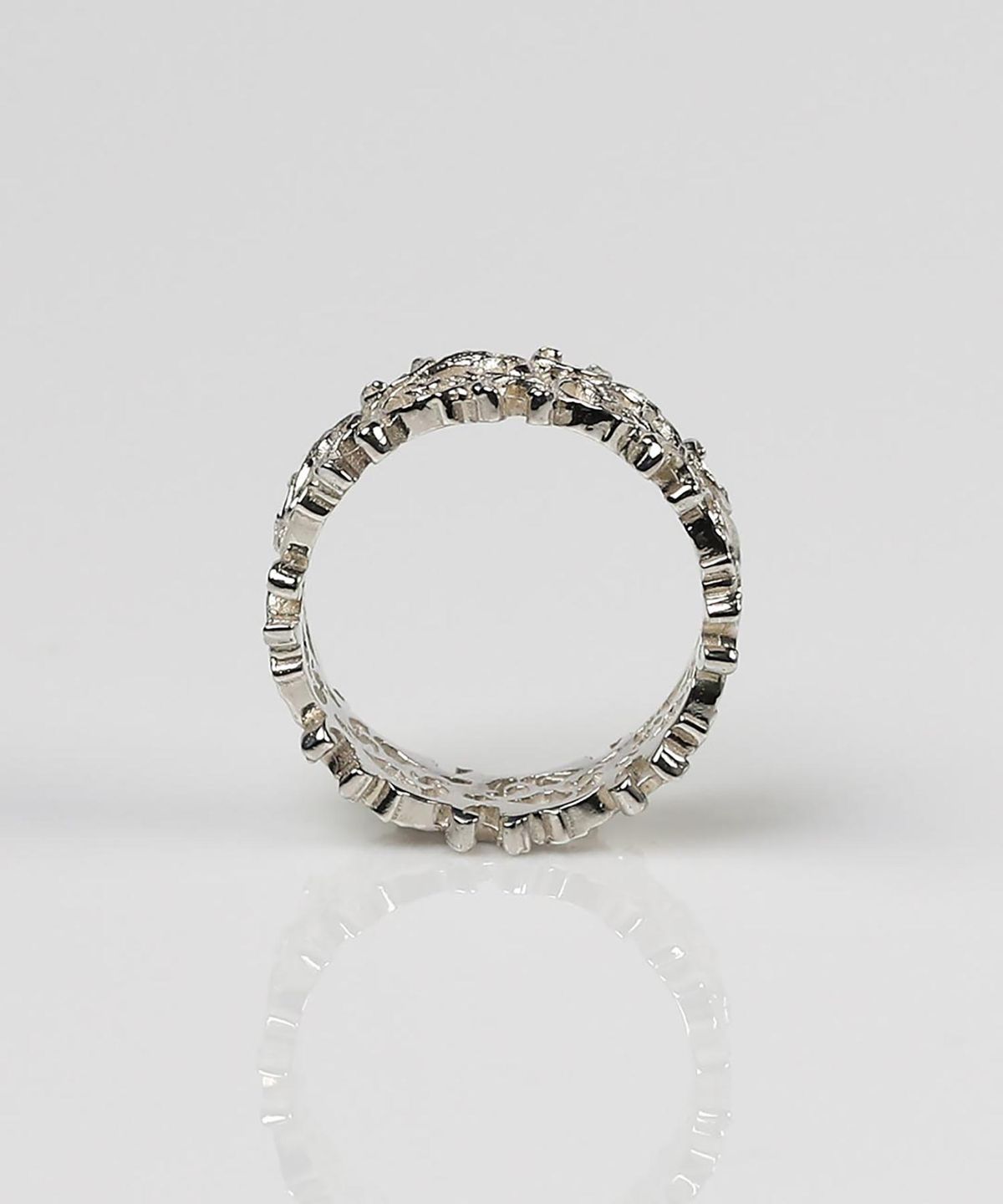 어드레스669(ADDRESS669) Baroque Frame Ring #4_SILVER