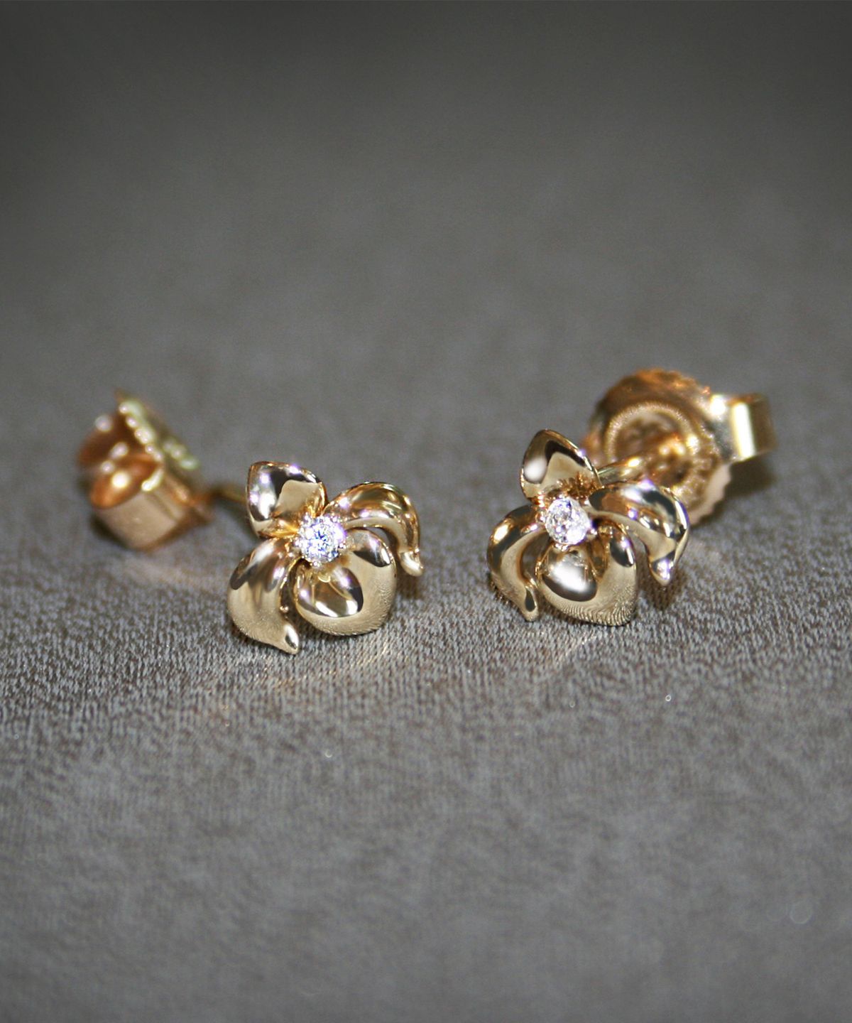 트렌카디즘(TRENCADISM) 마틴 귀걸이 14K 골드 이어링 MARTIN_Earring_MTE75FLS
