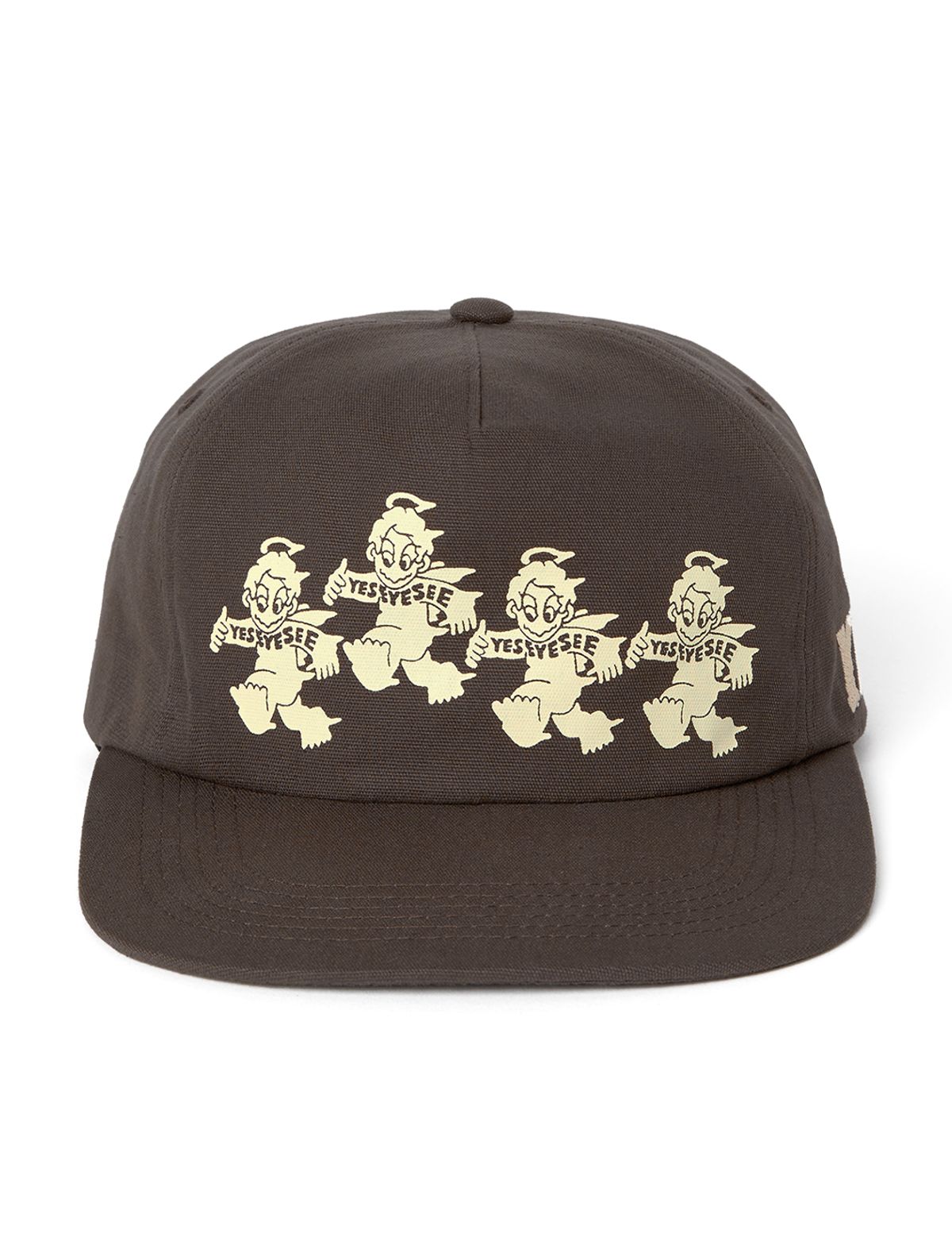 예스아이씨(YESEYESEE) Y.E.S x Tappei Waddle Cap Brown