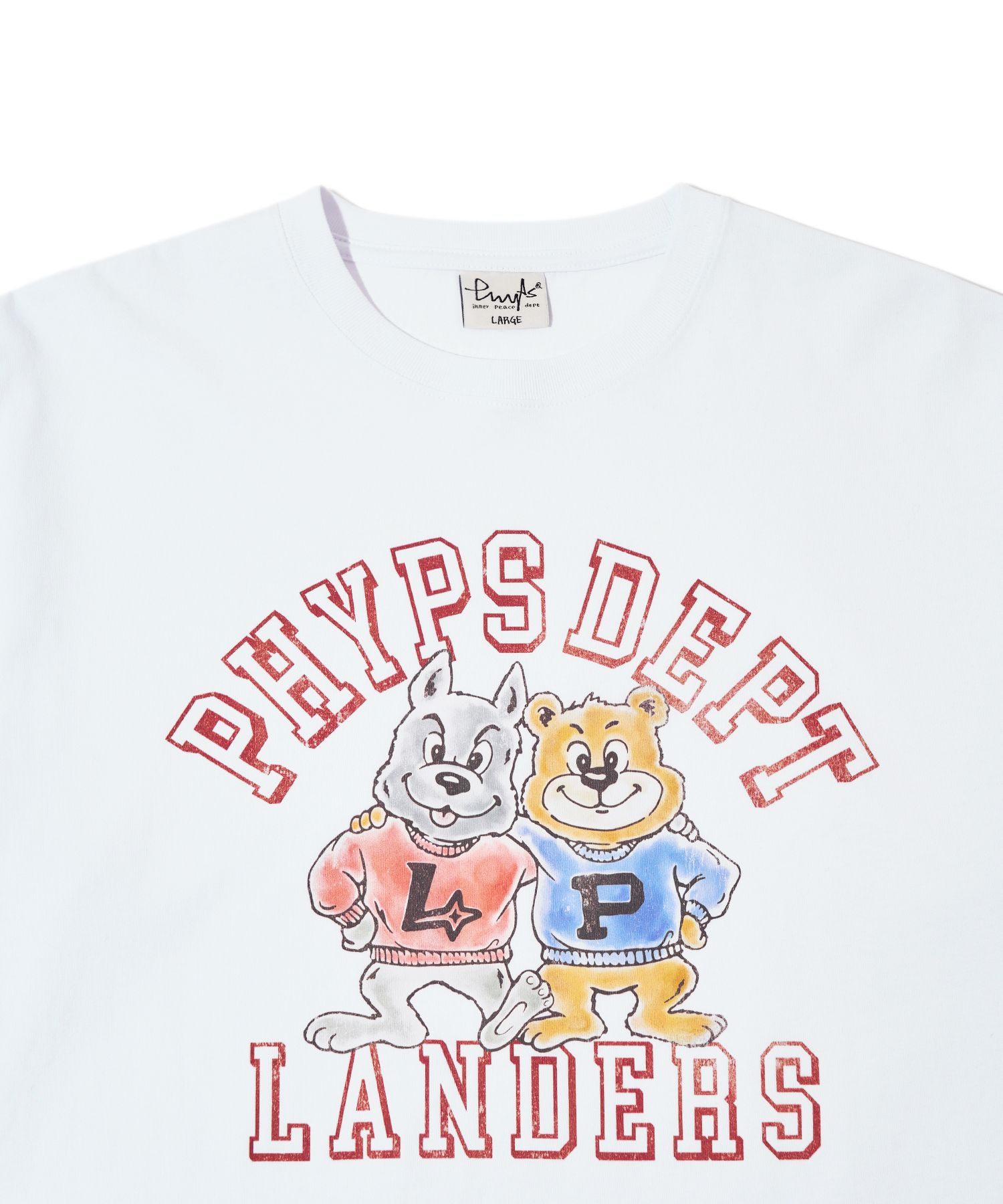 ★ Phyps Department★ PIDEPT X SSG LANDERS Graphic T-ShirtL MUSINSA | PHYPS PIDEPT x SSG LANDERS Graphic T-Shirt_White