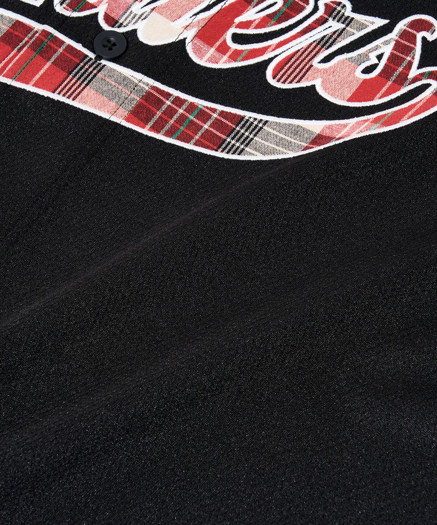 MUSINSA | PHYPS PIDEPT x SSG LANDERS MESH BASEBALL SHIRT_BLACK