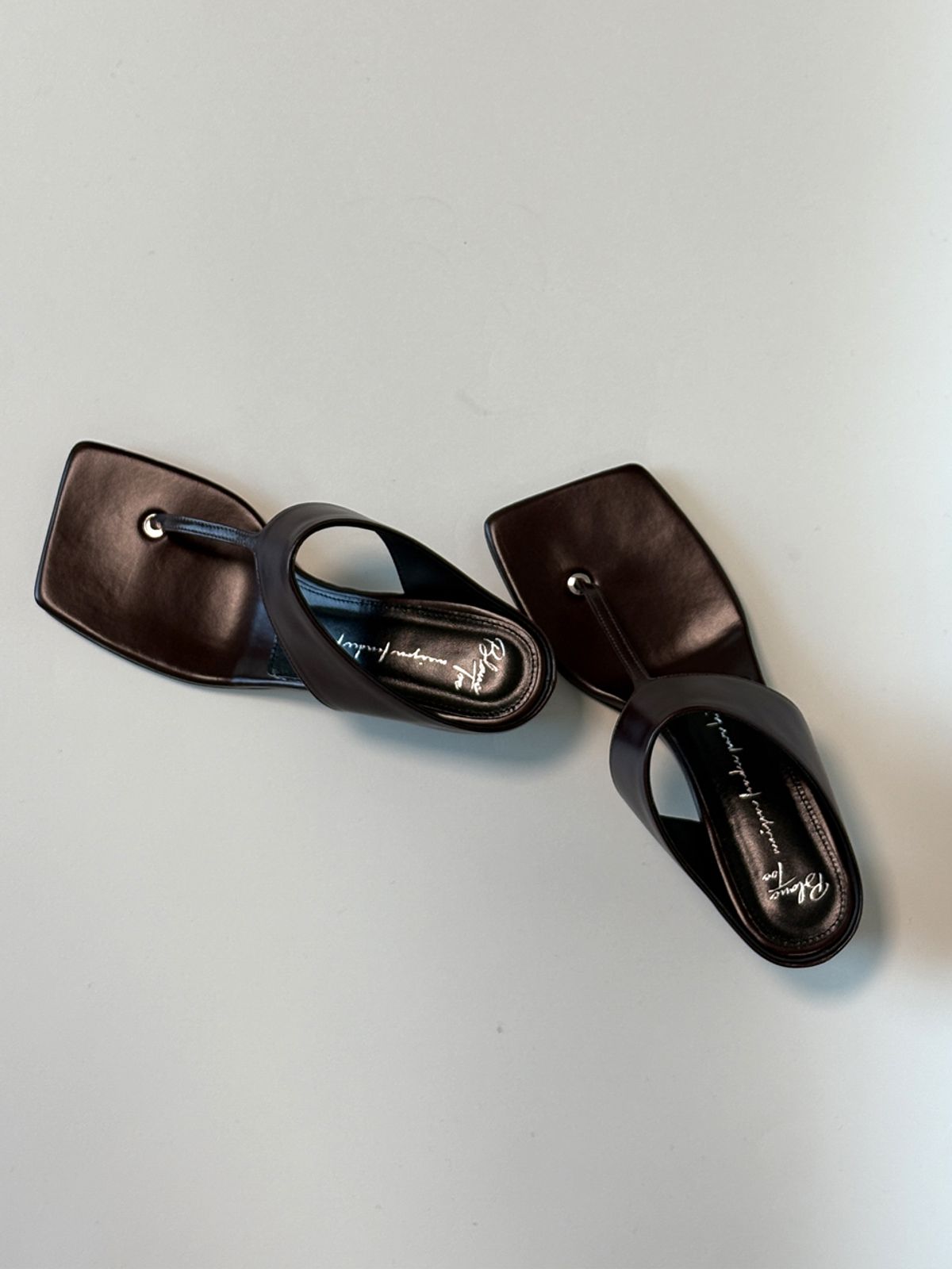 블랑토(BLANC TOE) 조리샌들 T-STRAP ZORI 40 [S86-REDBROWN]