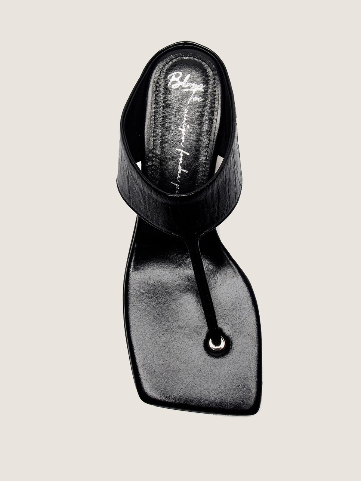 블랑토(BLANC TOE) 조리샌들 T-STRAP ZORI 40 [S86-BLACK]