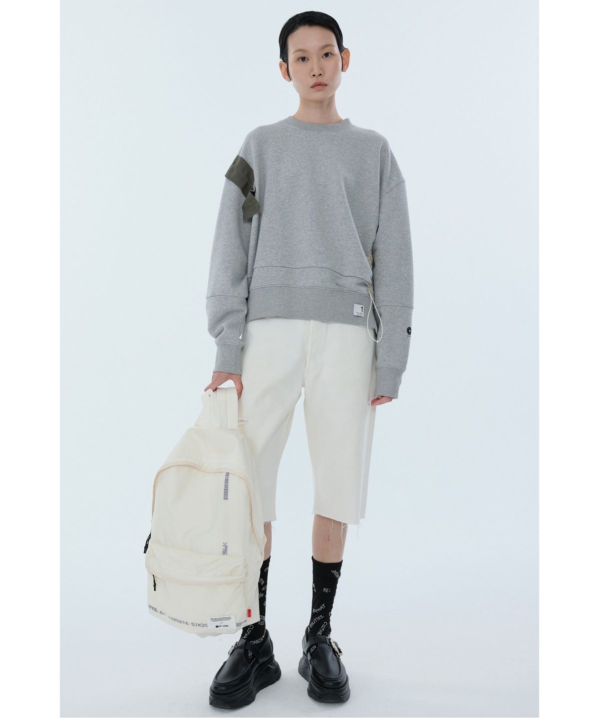 래코드(RECODE) Color Point Airbag One Pocket Backpack(XL)_RYBAA24822IVX