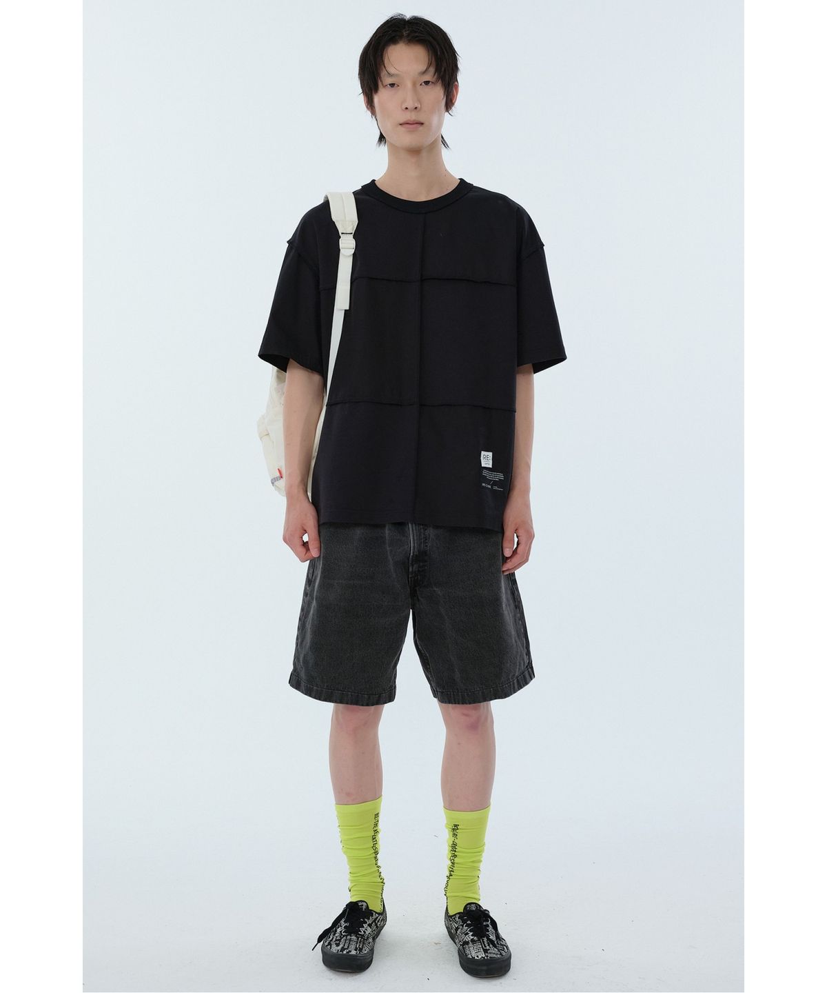 래코드(RECODE) Color Point Airbag One Pocket Backpack(XL)_RYBAA24822IVX