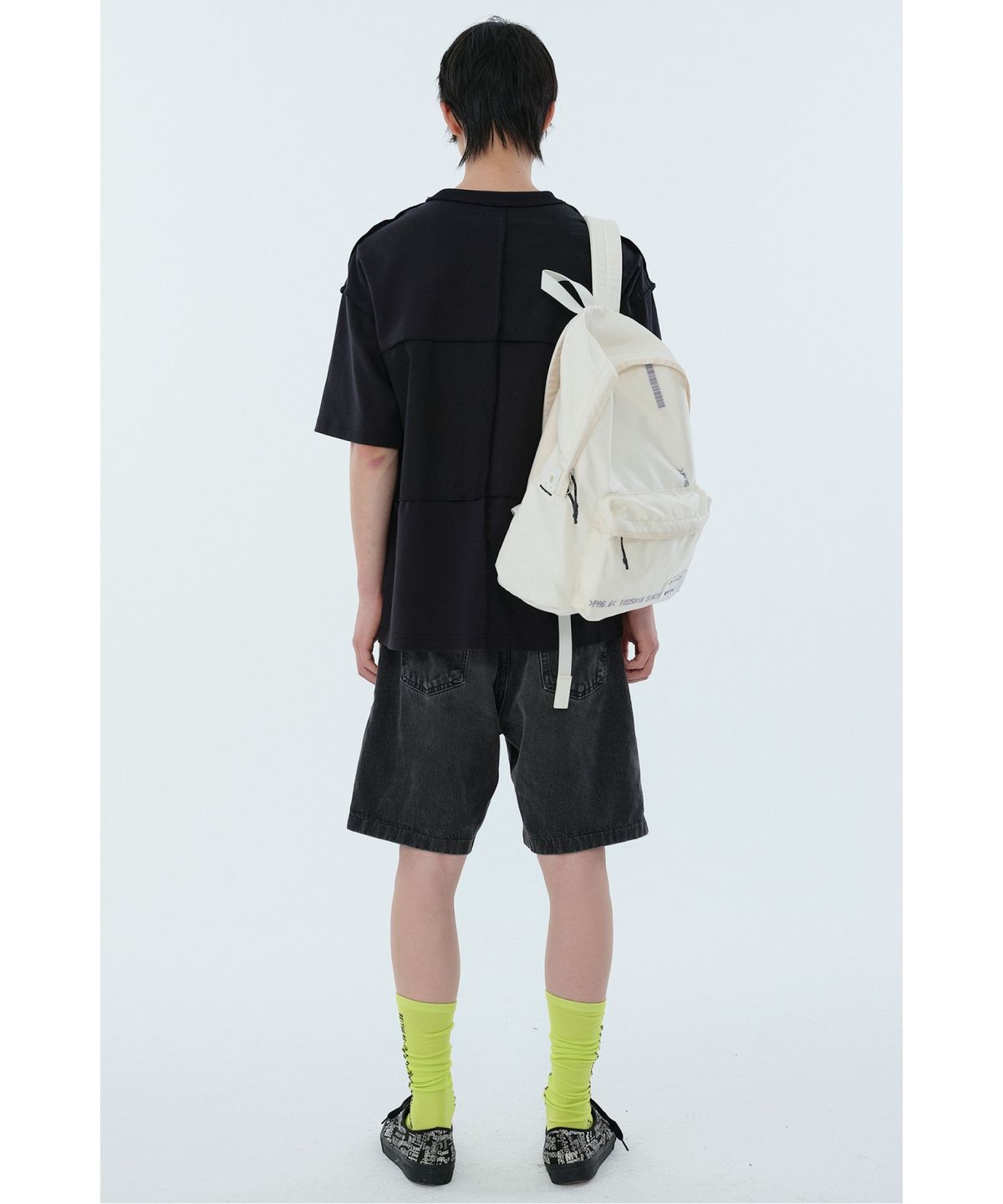 래코드(RECODE) Color Point Airbag One Pocket Backpack(XL)_RYBAA24822IVX