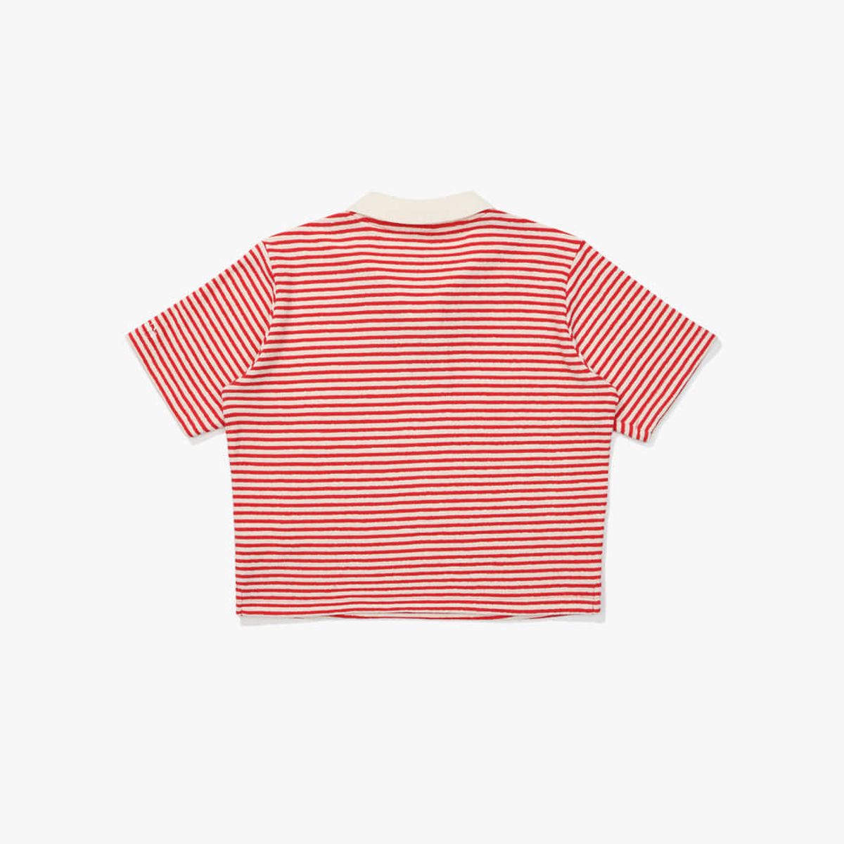 디아도라(diadora) 테리 카라 반팔 티셔츠 RED PATTERN