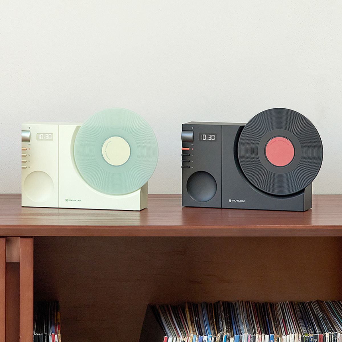 사운드룩(SOUNDLOOK) 사운드룩 바이닐무드 블루투스 시계 스피커 SL-BS800