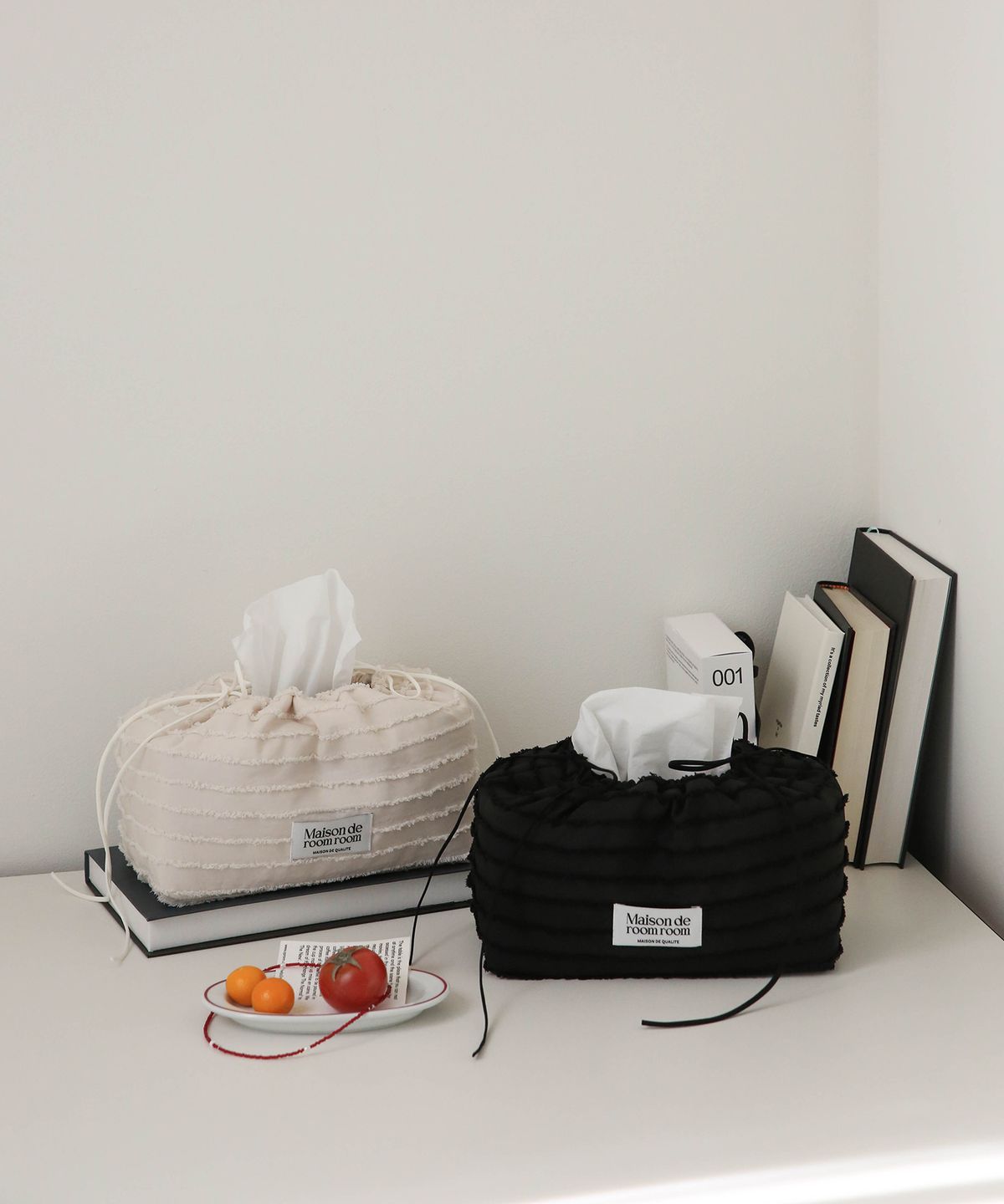 메종드룸룸(MAISON DE ROOMROOM) 링링 테슬ST 각티슈케이스 2colors