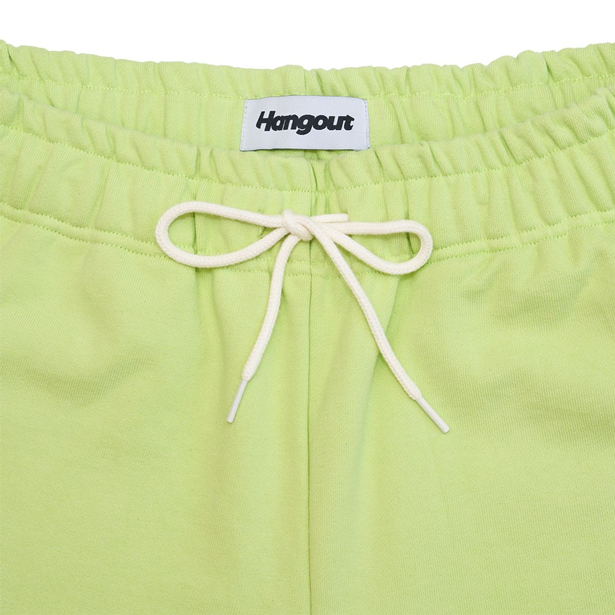 행아웃(HANGOUT) H 클래식 로고 쇼츠 (라임)