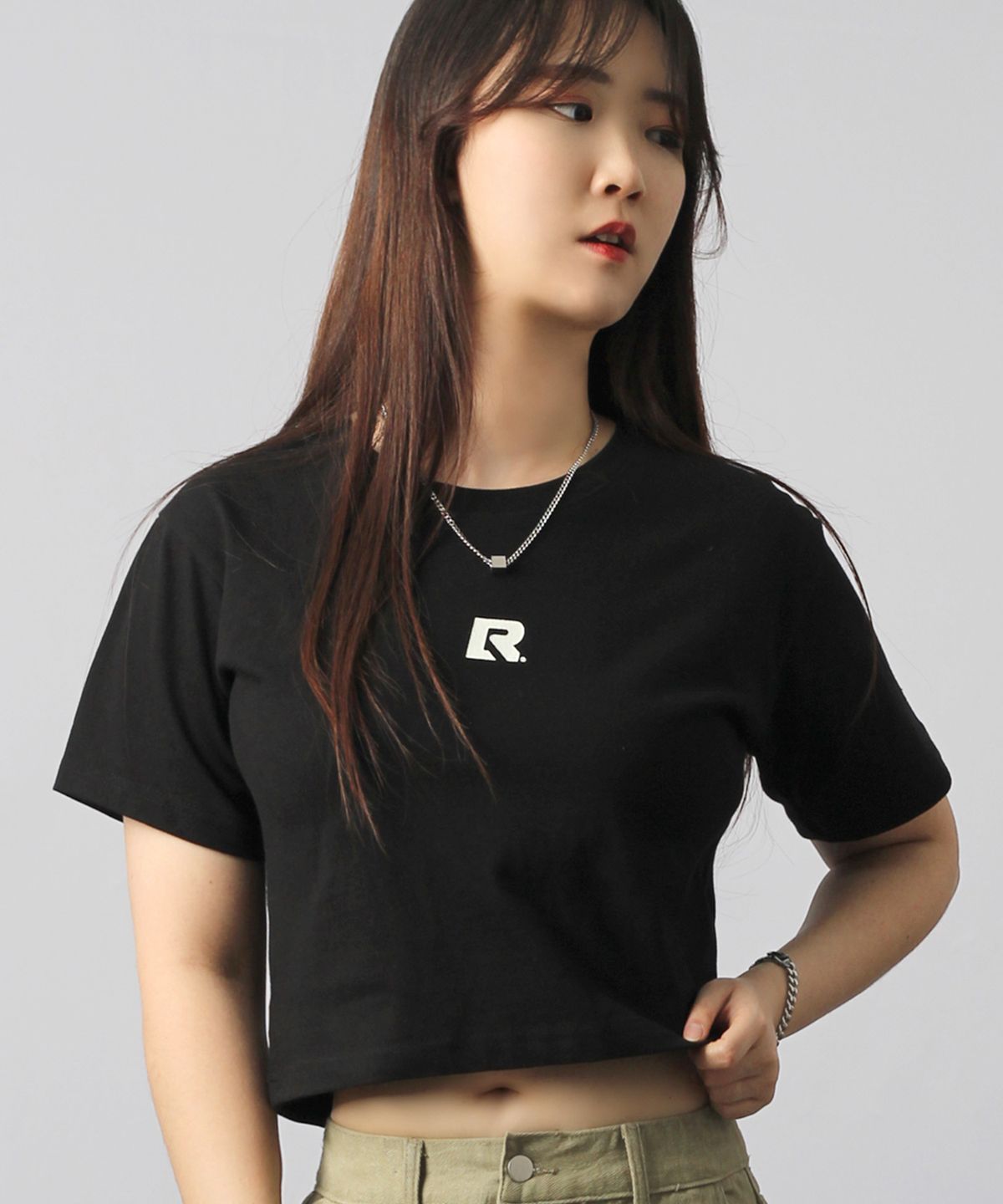 리디(REDE) 16수 BIO 심볼릭 심볼 포인트 세미크롭핏 반팔티