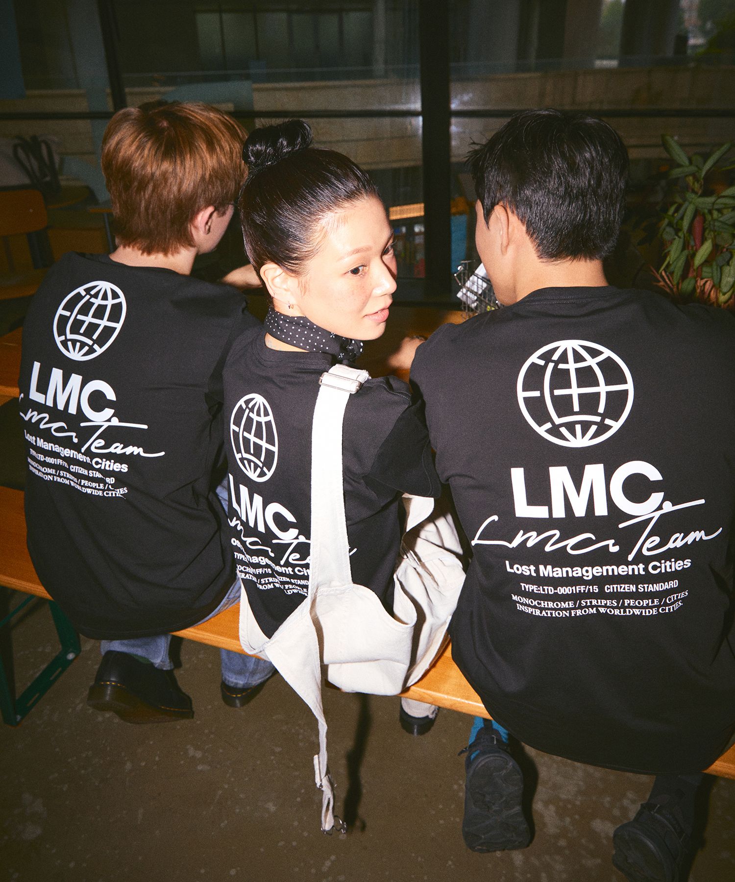 MUSINSA公式 | LMC SIGNATURE COMBO TEE white
